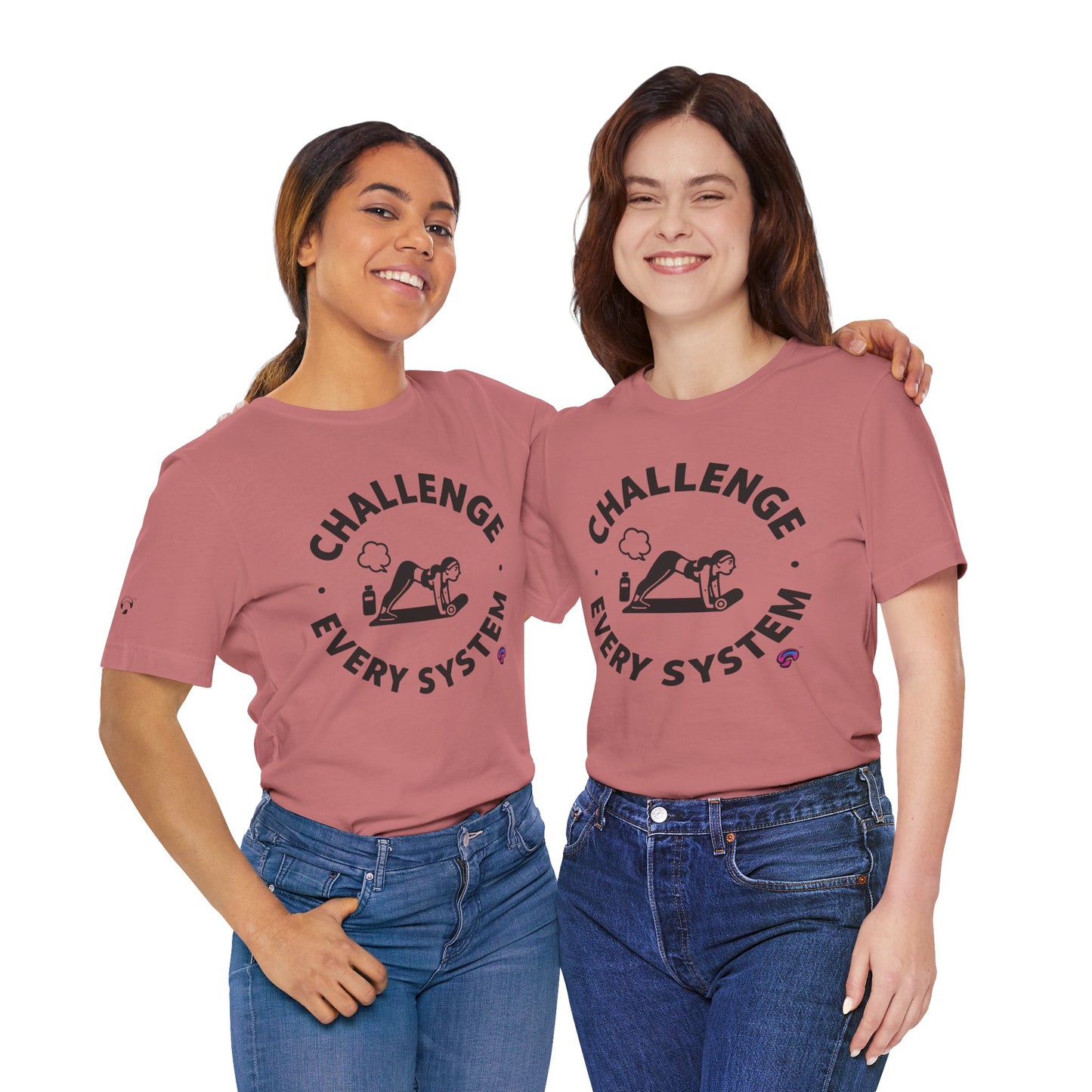 'Challenge Every System' by Organic Intelligence™ Unisex Tee, Casual Shirt, Cotton T-shirt