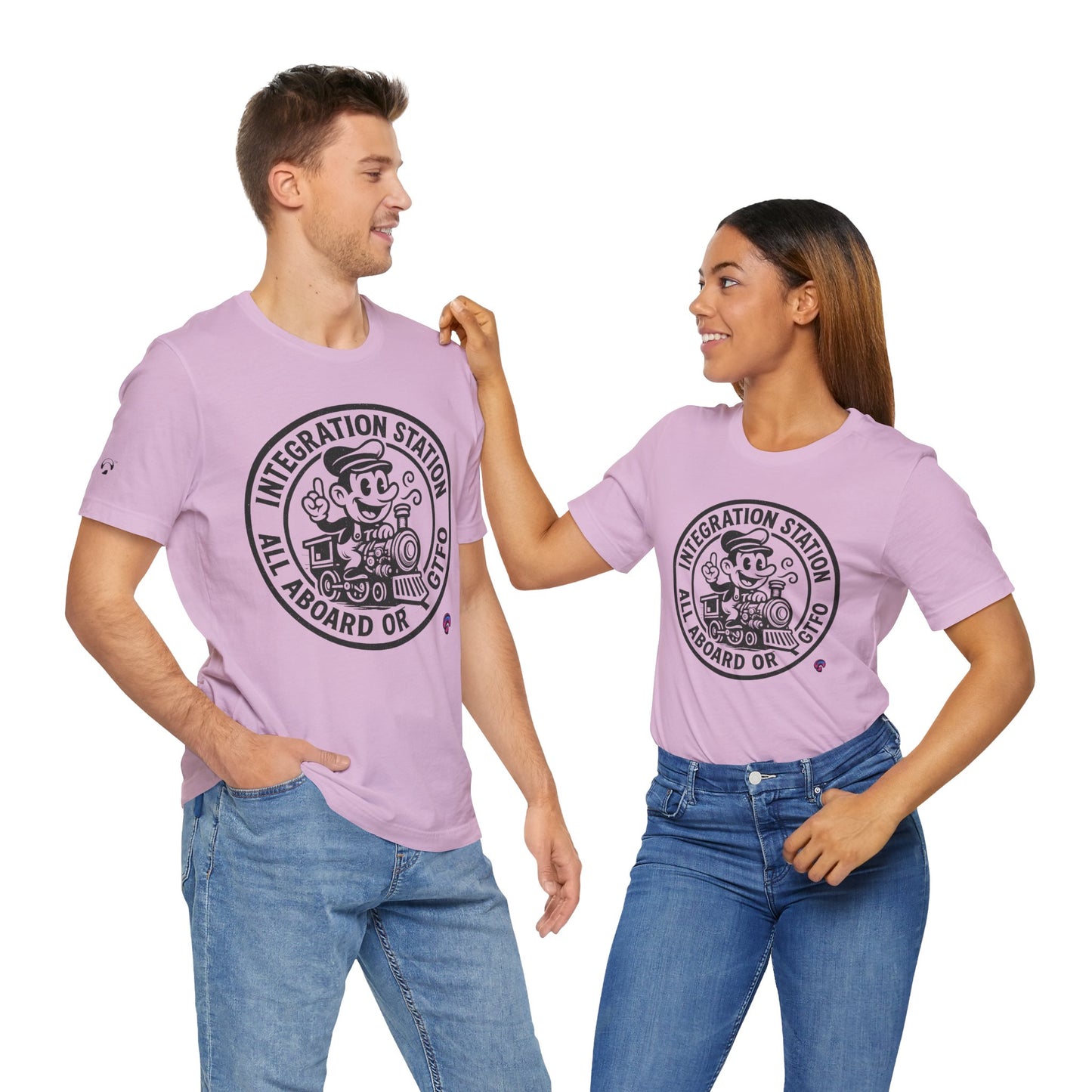 Integration Station Tee – All Aboard or GTFO by Organic Intelligence™ Unisex Tee, Casual Shirt, Cotton T-shirt