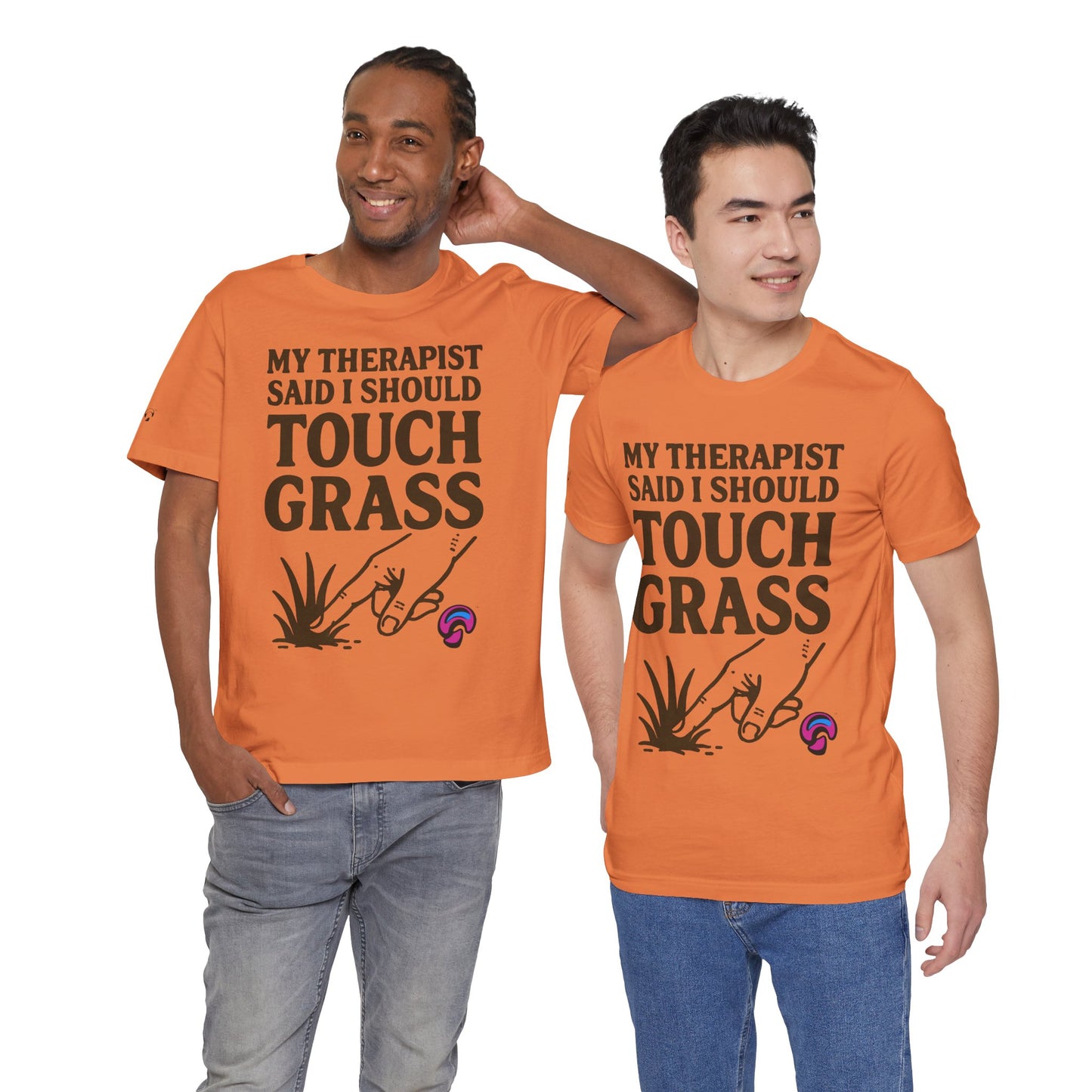 Touch Grass Tee – Sage Advice by Organic Intelligence™ Unisex Tee, Casual Shirt, Cotton T-shirt