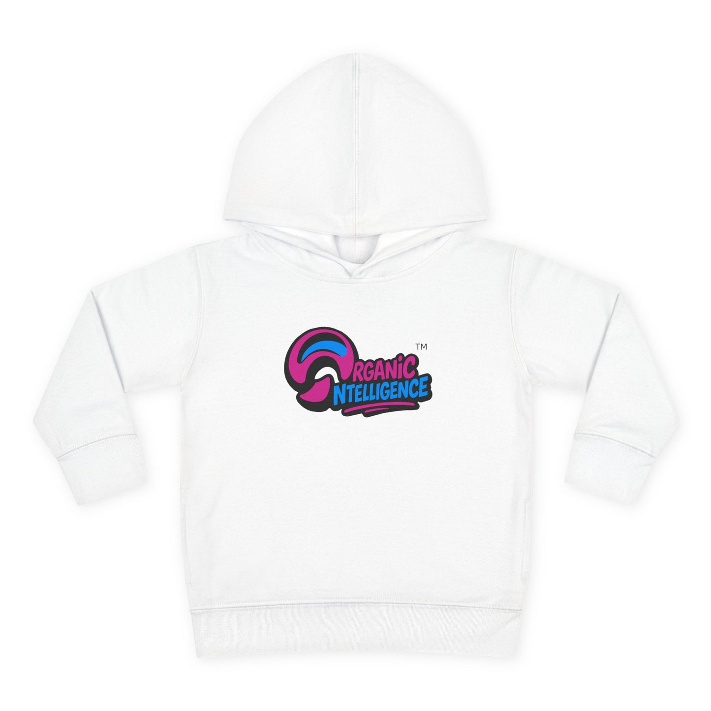 Organic Intelligence Toddler Fleece Hoodie, Cute Kids Pullover, Childrens Wear, Gift for Toddlers, Cozy Hoodie for Playtime