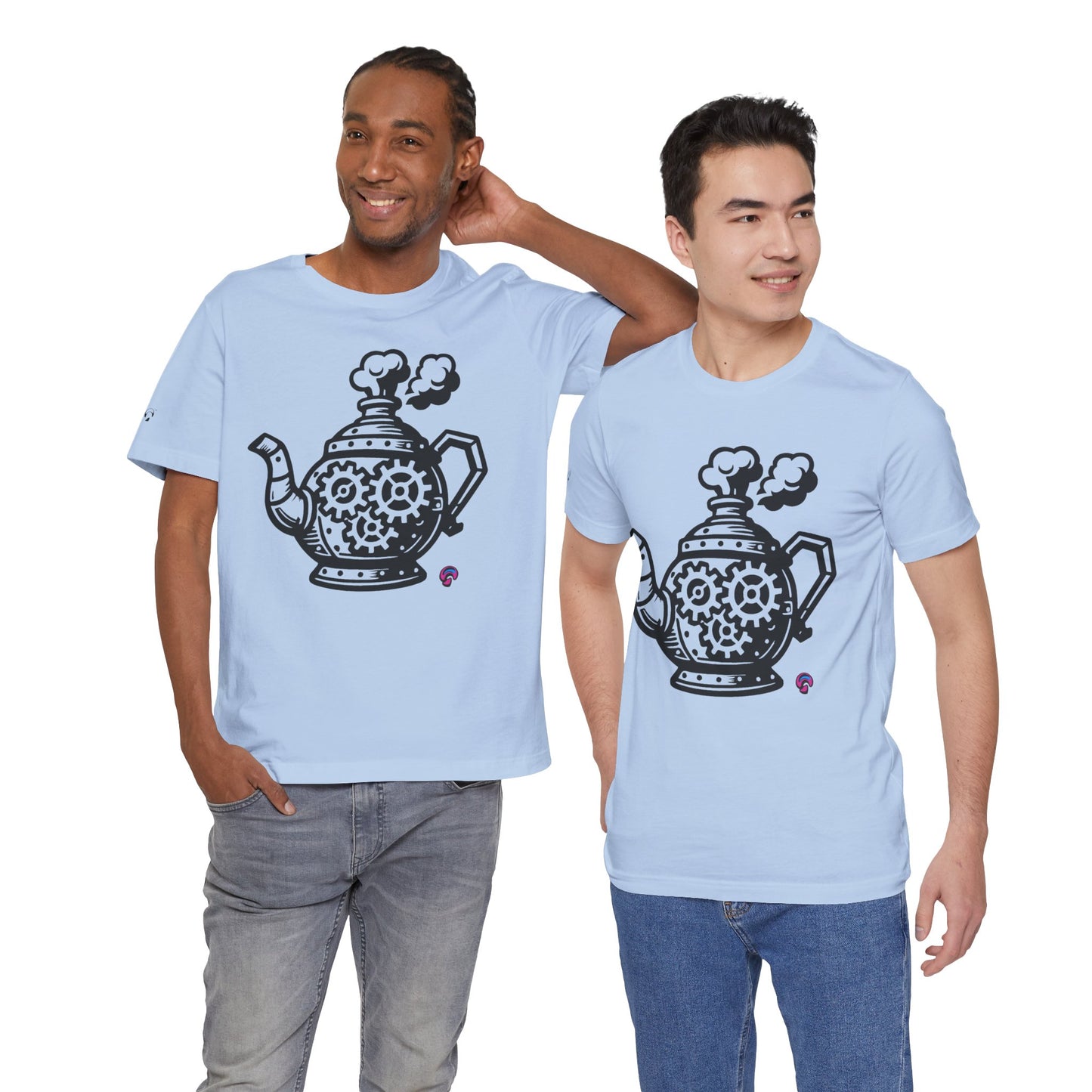 'Full Steam Teapot' by Organic Intelligence™ Unisex Tee, Casual Shirt, Cotton T-shirt