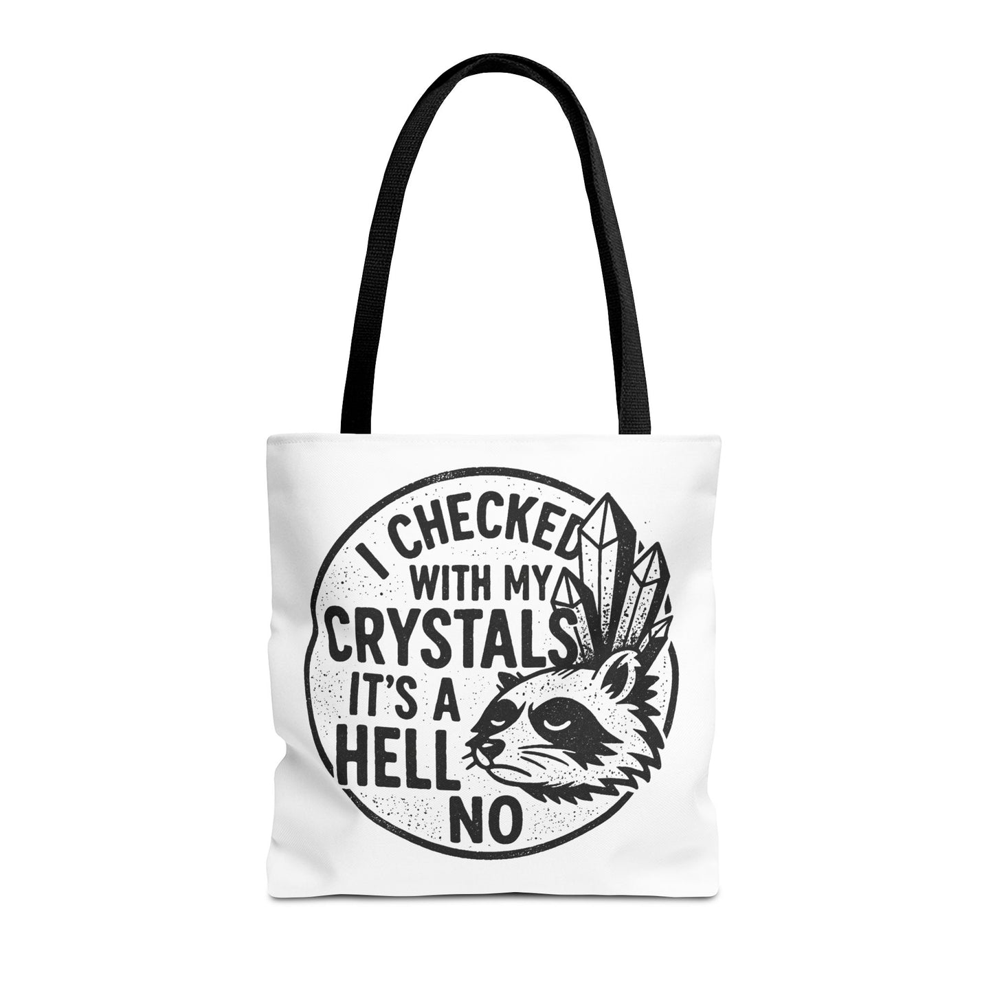 "It's a Hell No" Motivational Tote Bag, Gym Carryall, Workout Bag, Reusable Shopping Tote, Eco-Friendly Reusable Bag, Challenge Every System Bag
