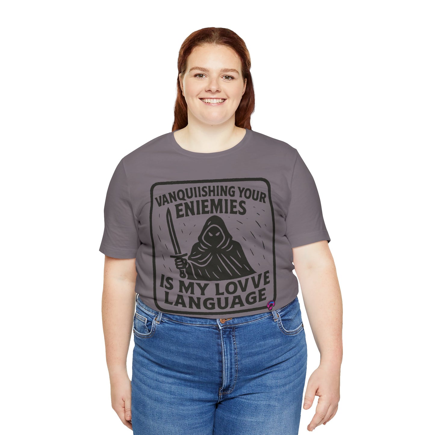 Vanquishing Tee – Love Language Edition by Organic Intelligence™ Unisex Tee, Casual Shirt, Cotton T-shirt