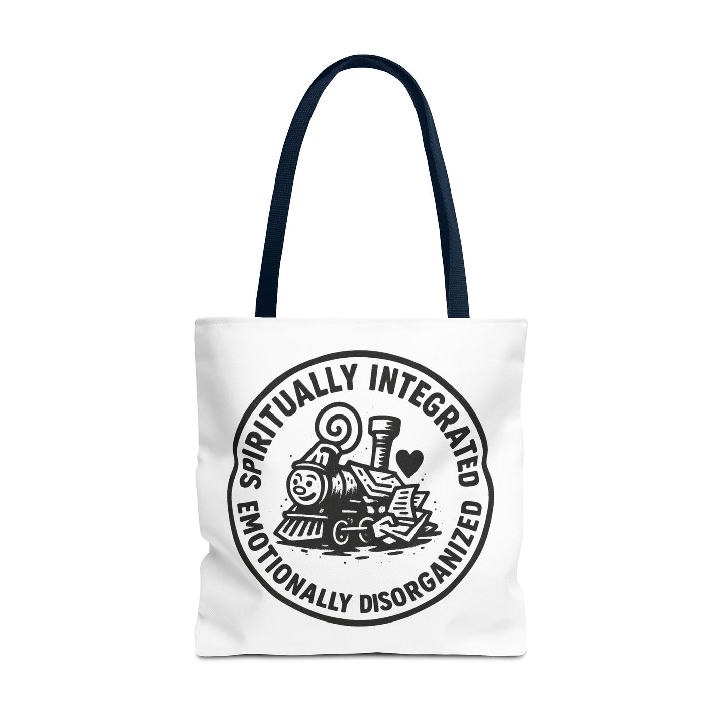 Emotionally Disorganized" Motivational Tote Bag, Gym Carryall, Workout Bag, Reusable Shopping Tote, Eco-Friendly Reusable Bag, Challenge Every System Bag