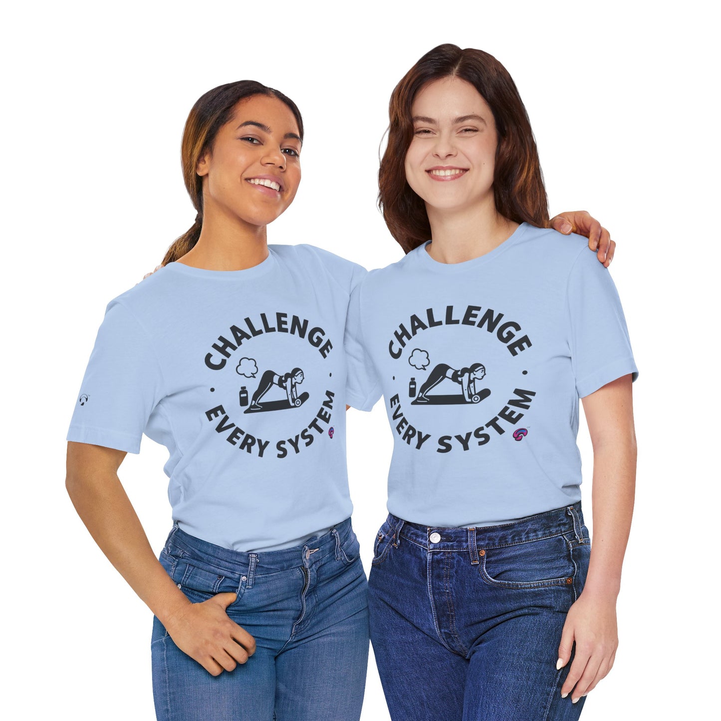 'Challenge Every System' by Organic Intelligence™ Unisex Tee, Casual Shirt, Cotton T-shirt