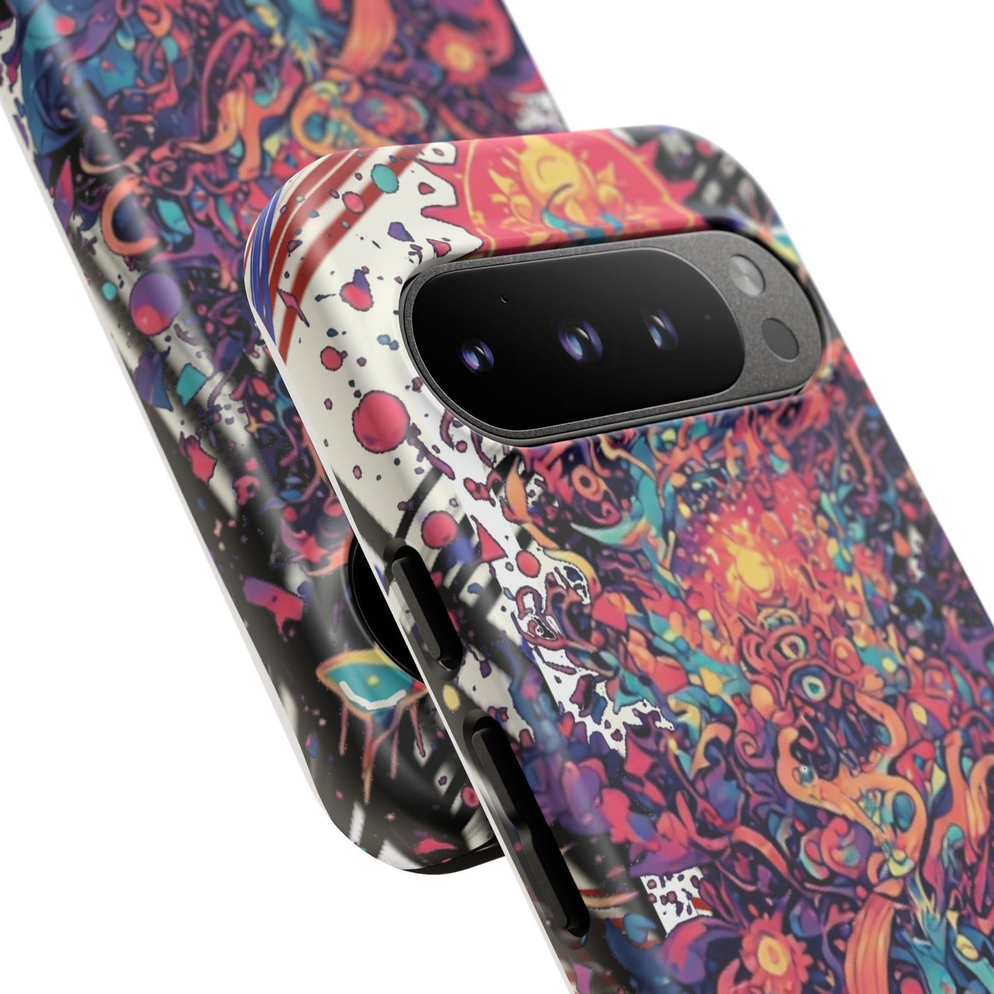 Colorful Phone Case, Unique Phone Cover, Tough Cases, Artistic Smartphone Protector, Gifts for Her