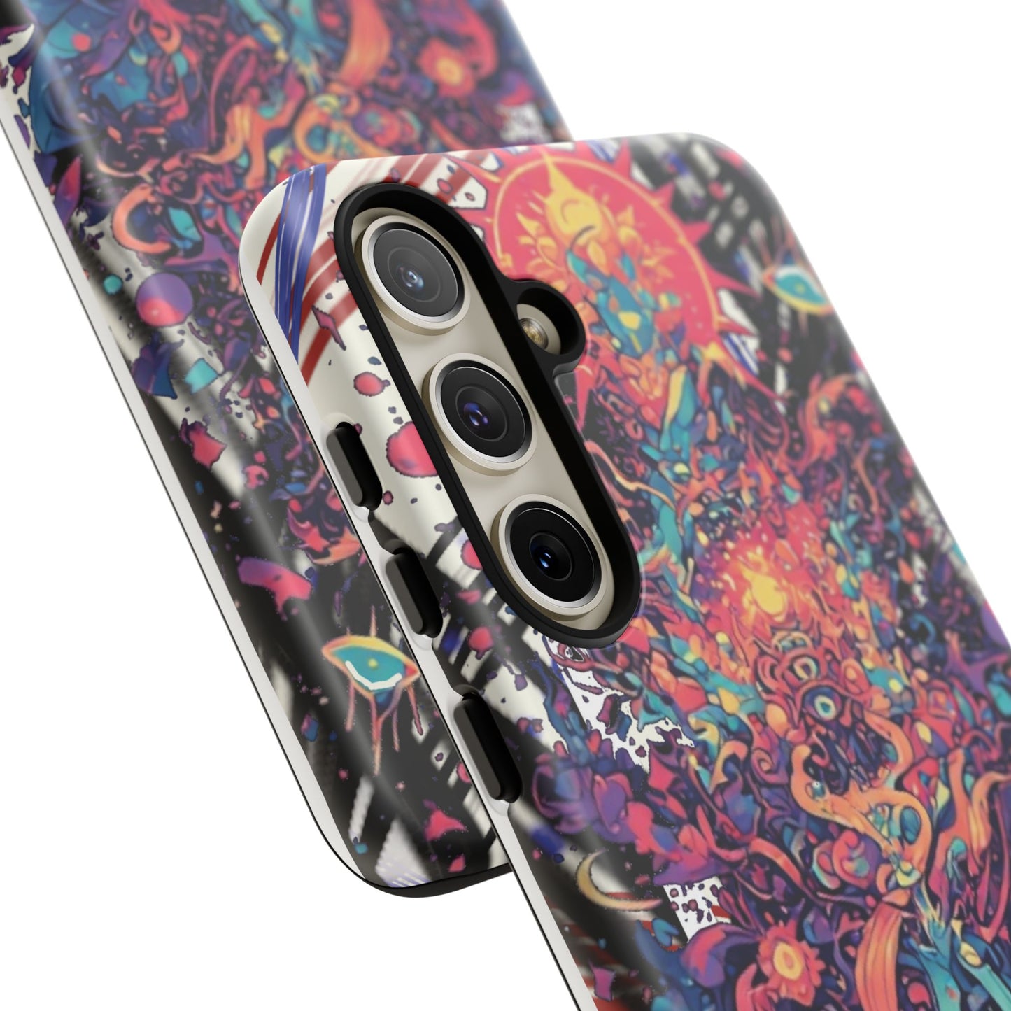 Colorful Phone Case, Unique Phone Cover, Tough Cases, Artistic Smartphone Protector, Gifts for Her