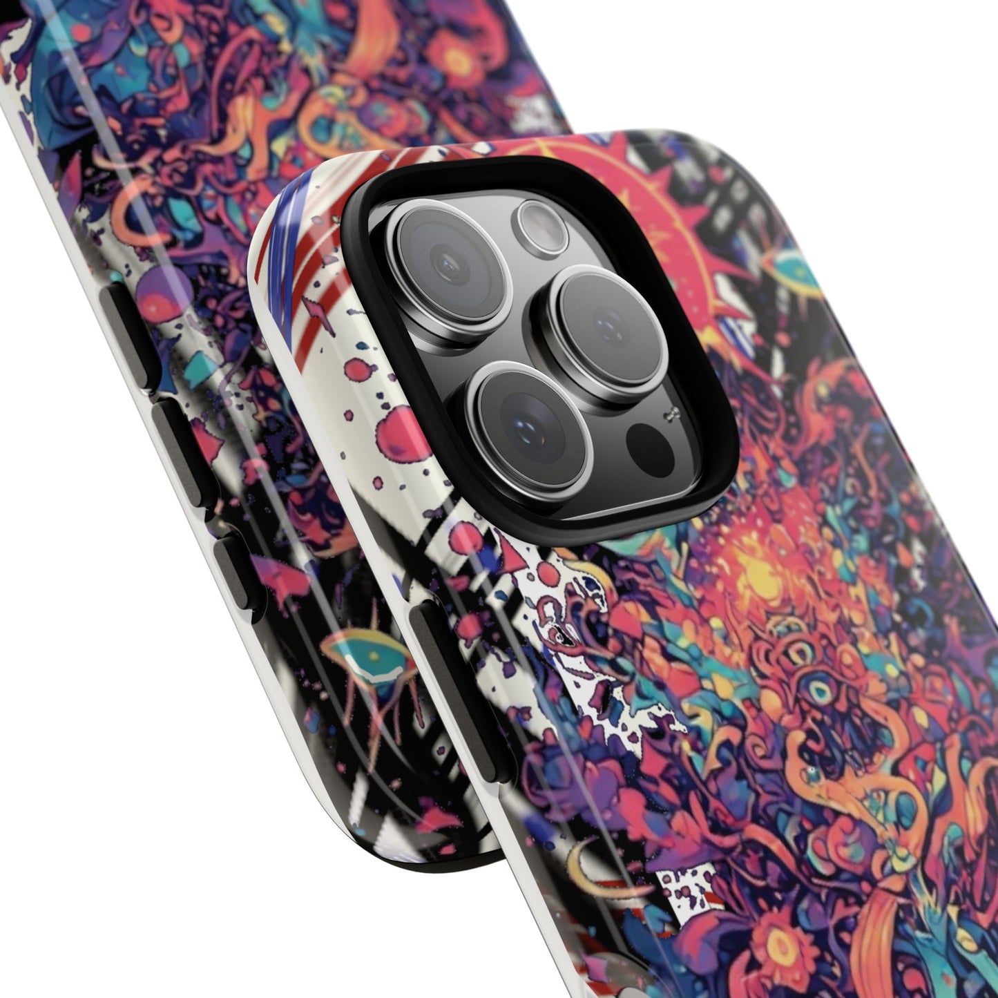Colorful Phone Case, Unique Phone Cover, Tough Cases, Artistic Smartphone Protector, Gifts for Her