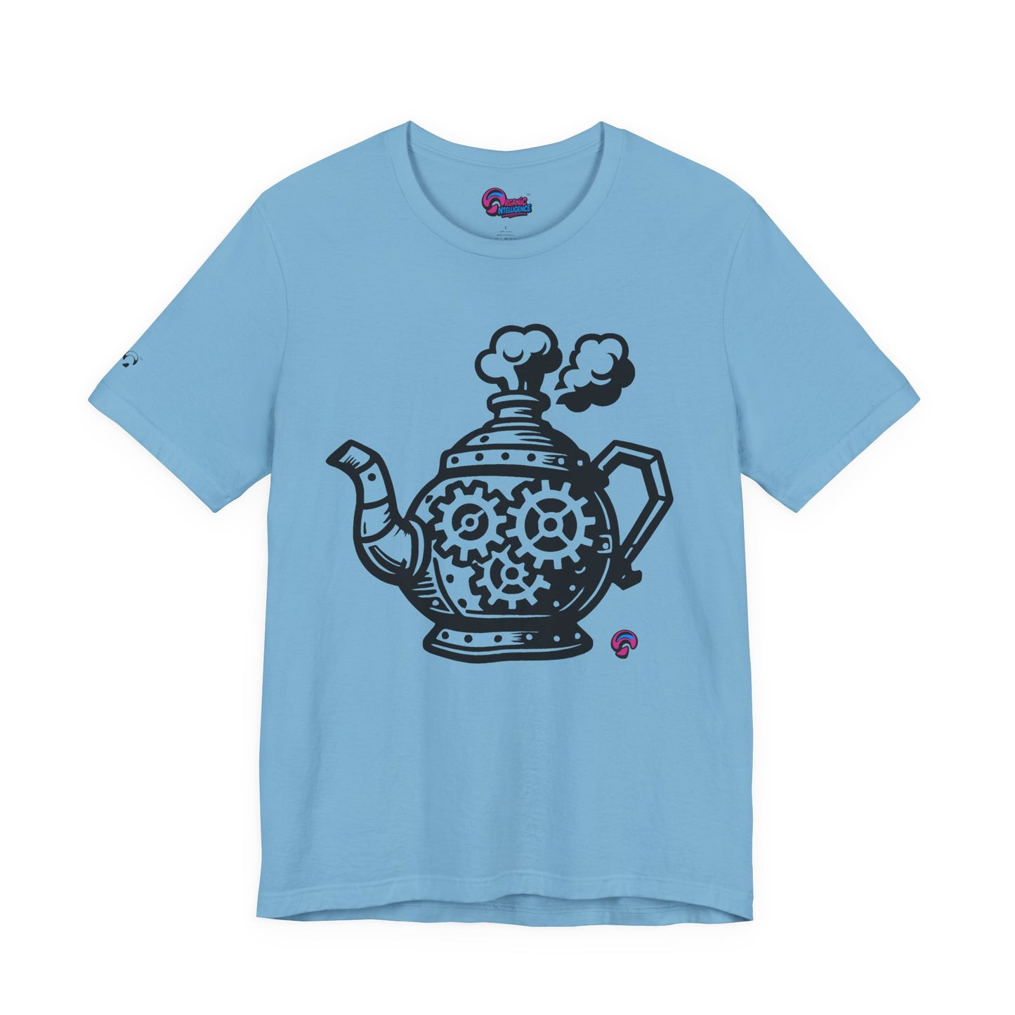 'Full Steam Teapot' by Organic Intelligence™ Unisex Tee, Casual Shirt, Cotton T-shirt