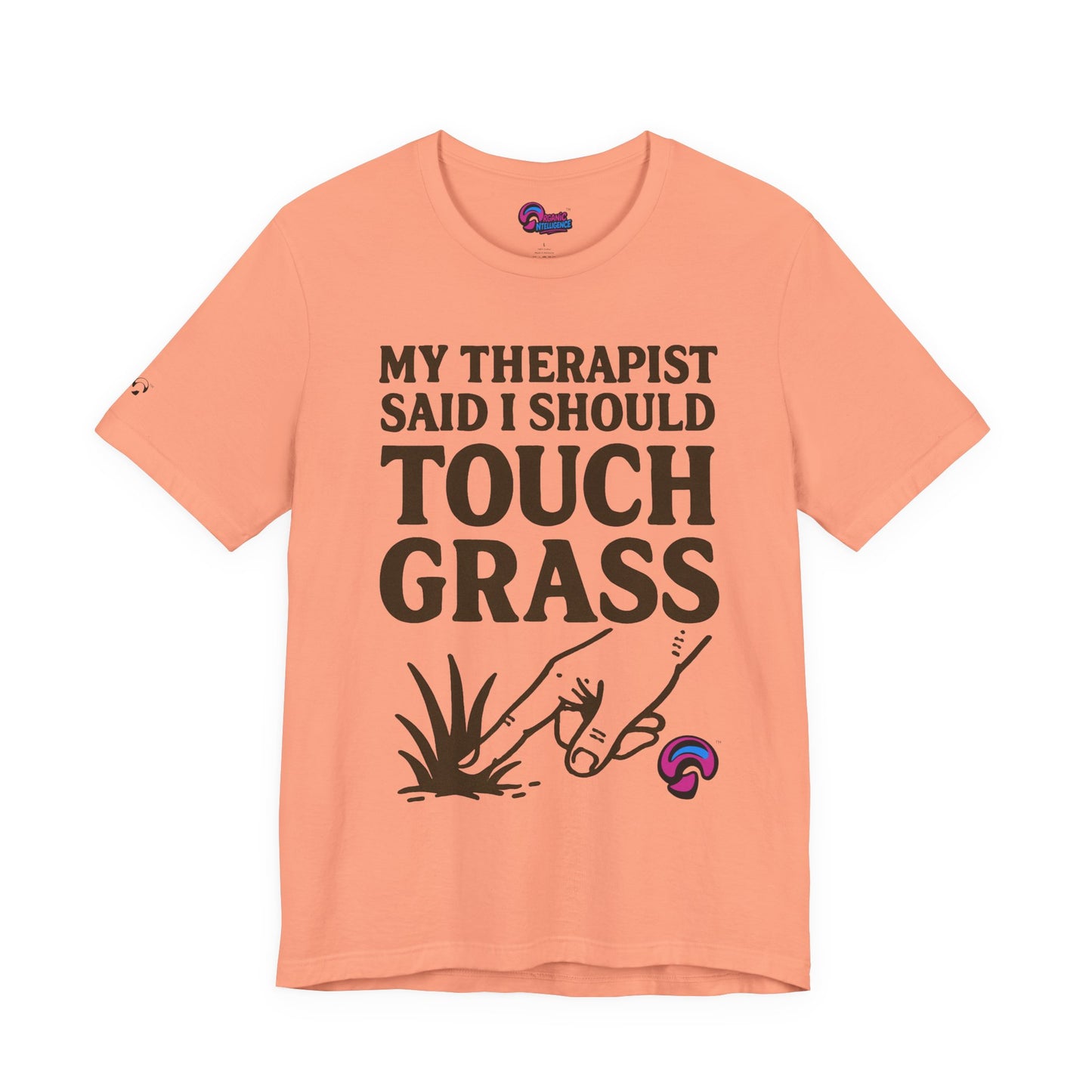 Touch Grass Tee – Sage Advice by Organic Intelligence™ Unisex Tee, Casual Shirt, Cotton T-shirt