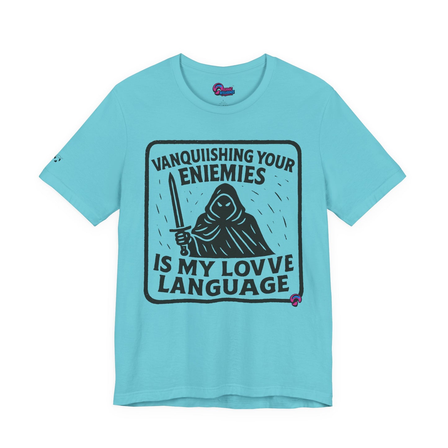 Vanquishing Tee – Love Language Edition by Organic Intelligence™ Unisex Tee, Casual Shirt, Cotton T-shirt
