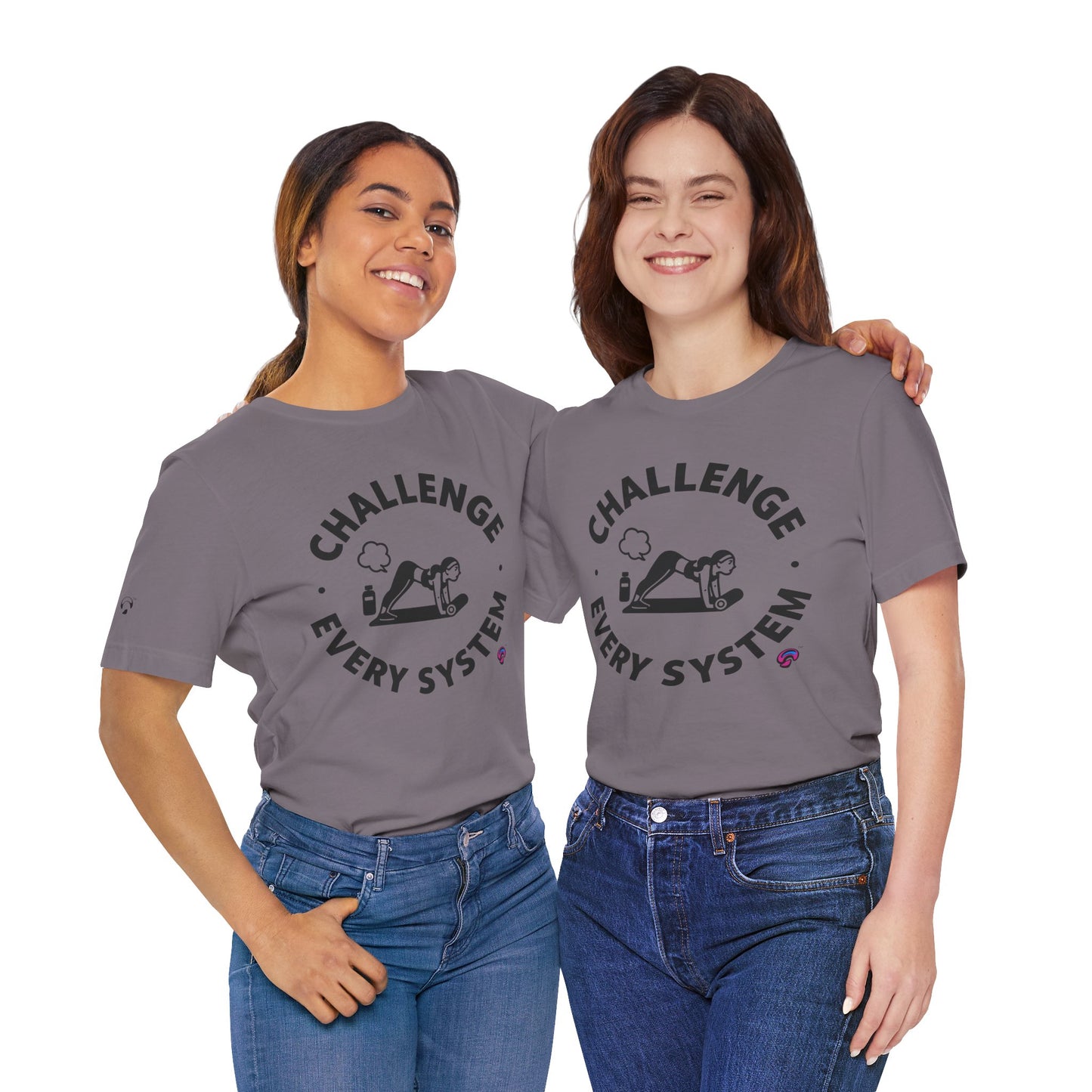 'Challenge Every System' by Organic Intelligence™ Unisex Tee, Casual Shirt, Cotton T-shirt