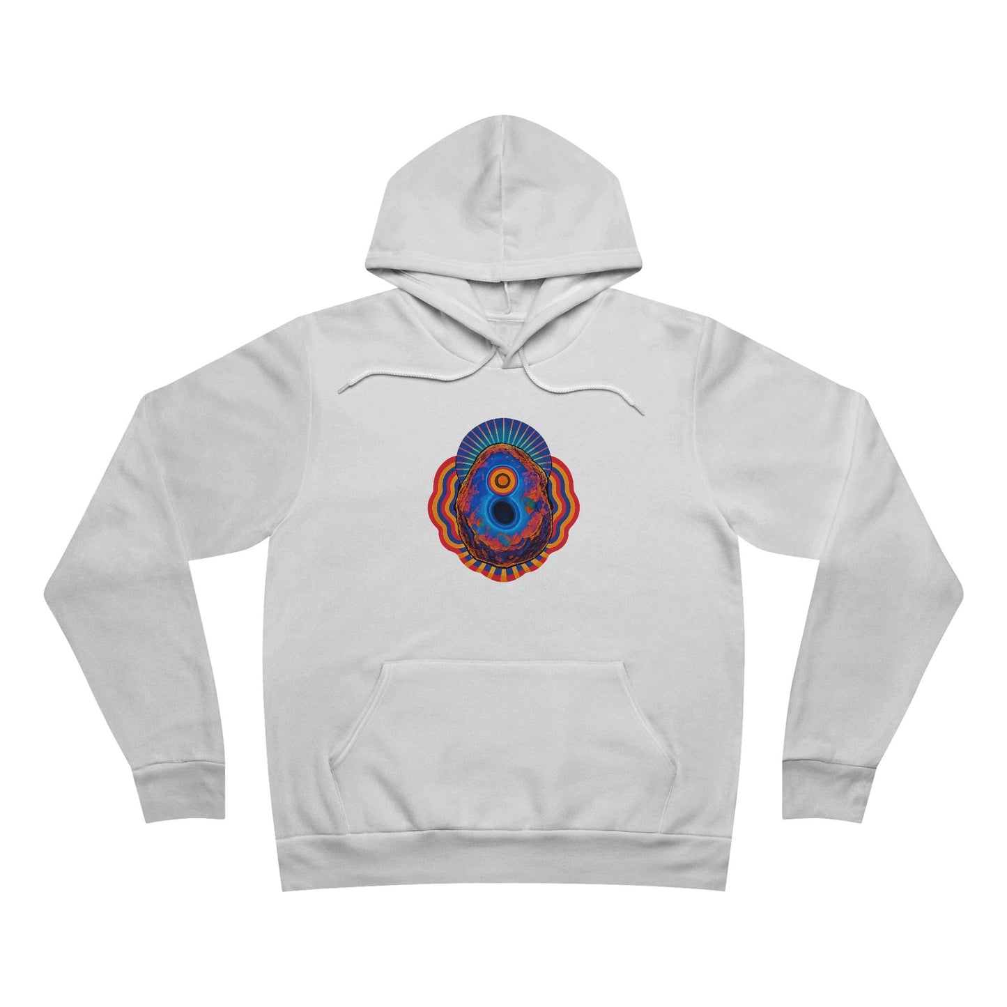 Litho-Glyph Hoodie – Ethiopian Opal Signal: Cozy Unisex Sweatshirt, Graphic Pullover for Creative Souls, Perfect Gift for Occasions, Unique Loungewear