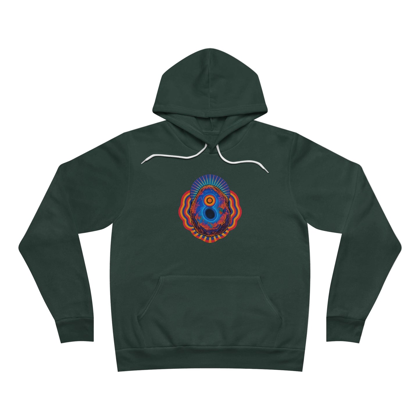 Litho-Glyph Hoodie – Ethiopian Opal Signal: Cozy Unisex Sweatshirt, Graphic Pullover for Creative Souls, Perfect Gift for Occasions, Unique Loungewear