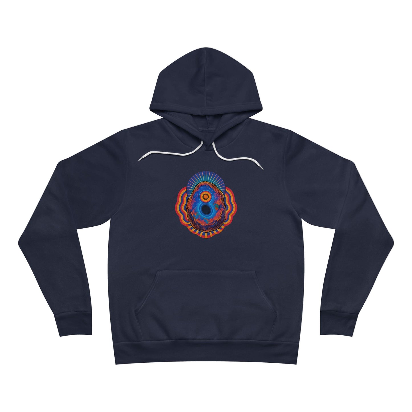 Litho-Glyph Hoodie – Ethiopian Opal Signal: Cozy Unisex Sweatshirt, Graphic Pullover for Creative Souls, Perfect Gift for Occasions, Unique Loungewear