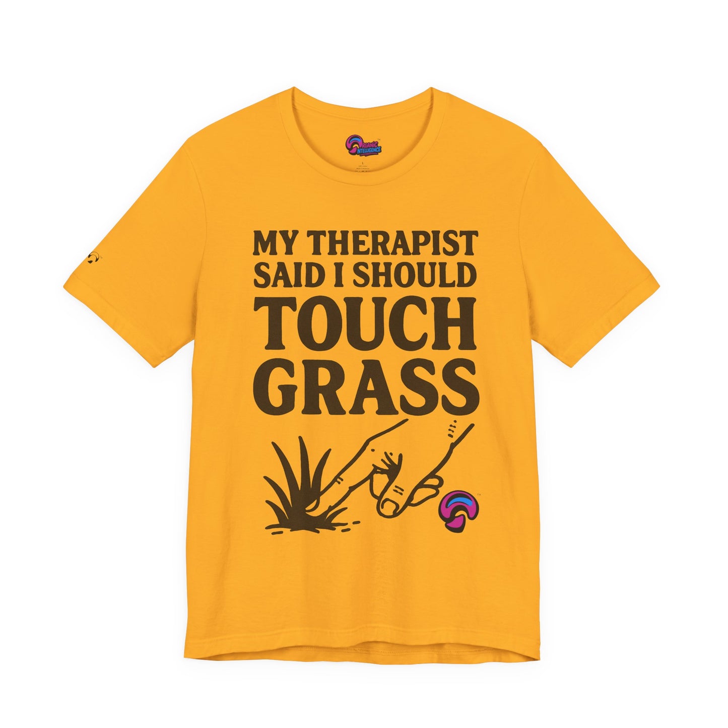 Touch Grass Tee – Sage Advice by Organic Intelligence™ Unisex Tee, Casual Shirt, Cotton T-shirt