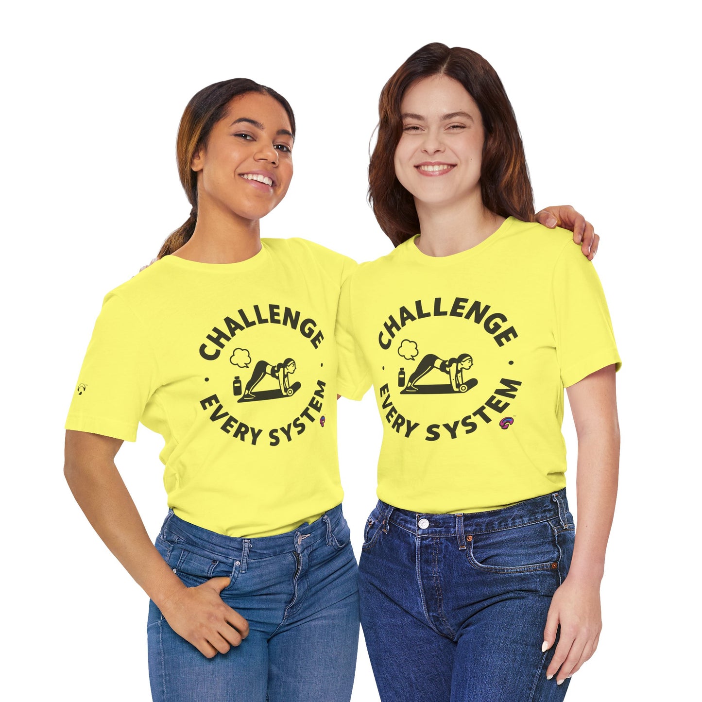'Challenge Every System' by Organic Intelligence™ Unisex Tee, Casual Shirt, Cotton T-shirt