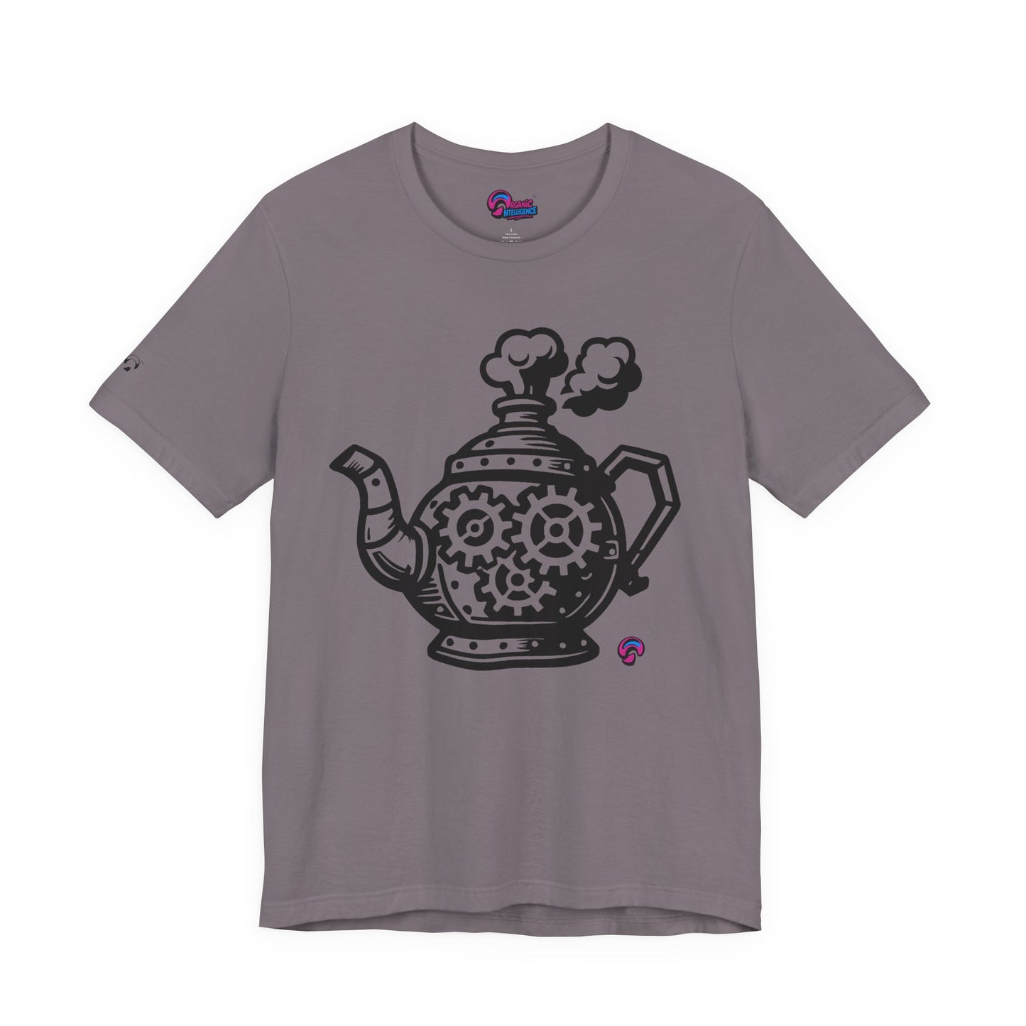 'Full Steam Teapot' by Organic Intelligence™ Unisex Tee, Casual Shirt, Cotton T-shirt