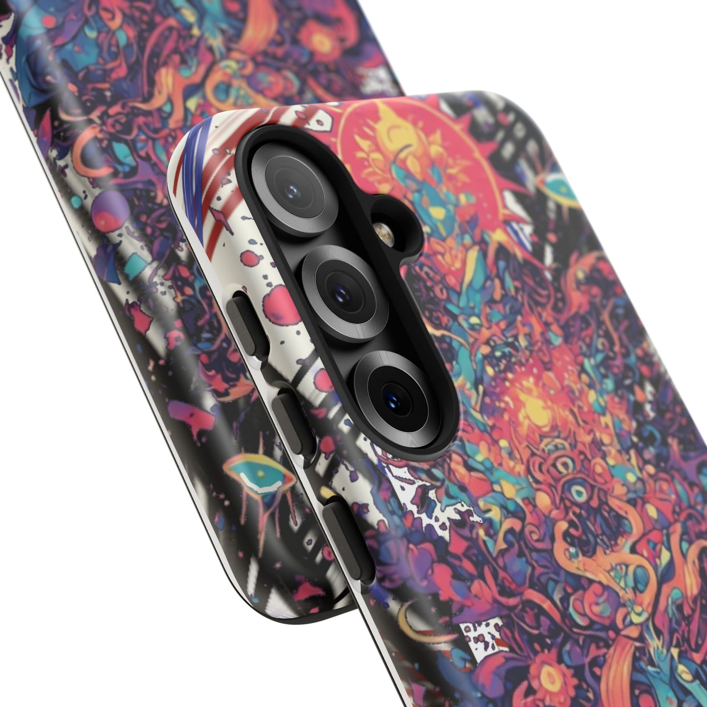 Colorful Phone Case, Unique Phone Cover, Tough Cases, Artistic Smartphone Protector, Gifts for Her