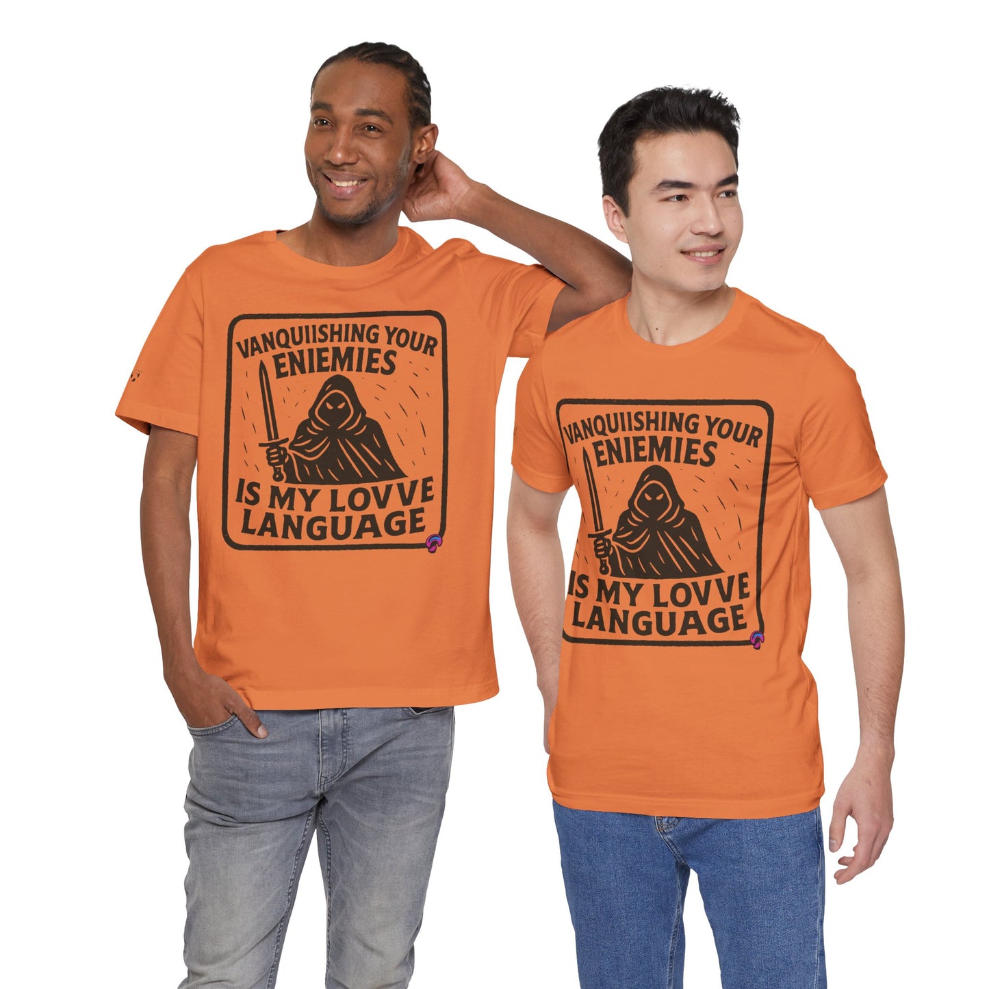 Vanquishing Tee – Love Language Edition by Organic Intelligence™ Unisex Tee, Casual Shirt, Cotton T-shirt