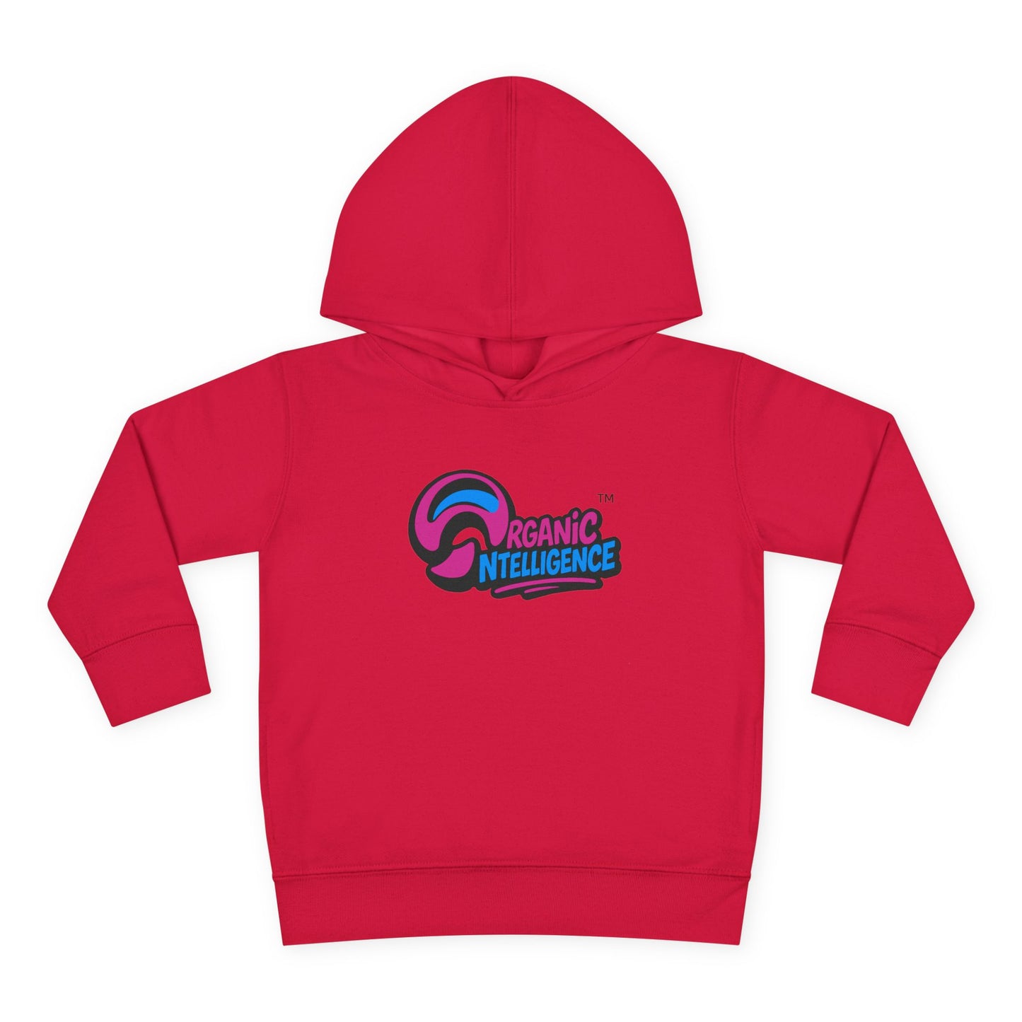 Organic Intelligence Toddler Fleece Hoodie, Cute Kids Pullover, Childrens Wear, Gift for Toddlers, Cozy Hoodie for Playtime