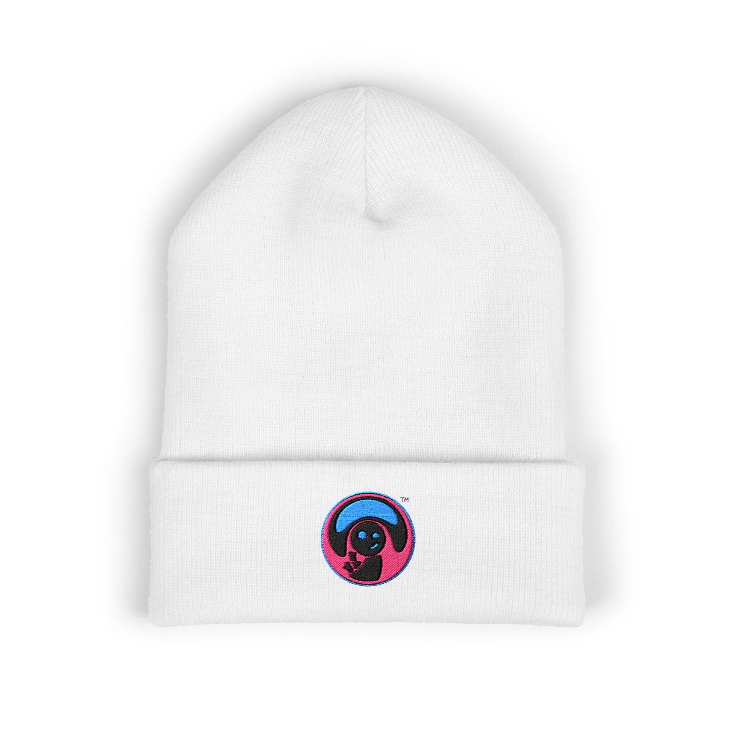 Trendy Embroidered Beanie, Classic Cuffed Beanie, Winter Hat, Fashion Accessory, Holiday Gift, Street Style