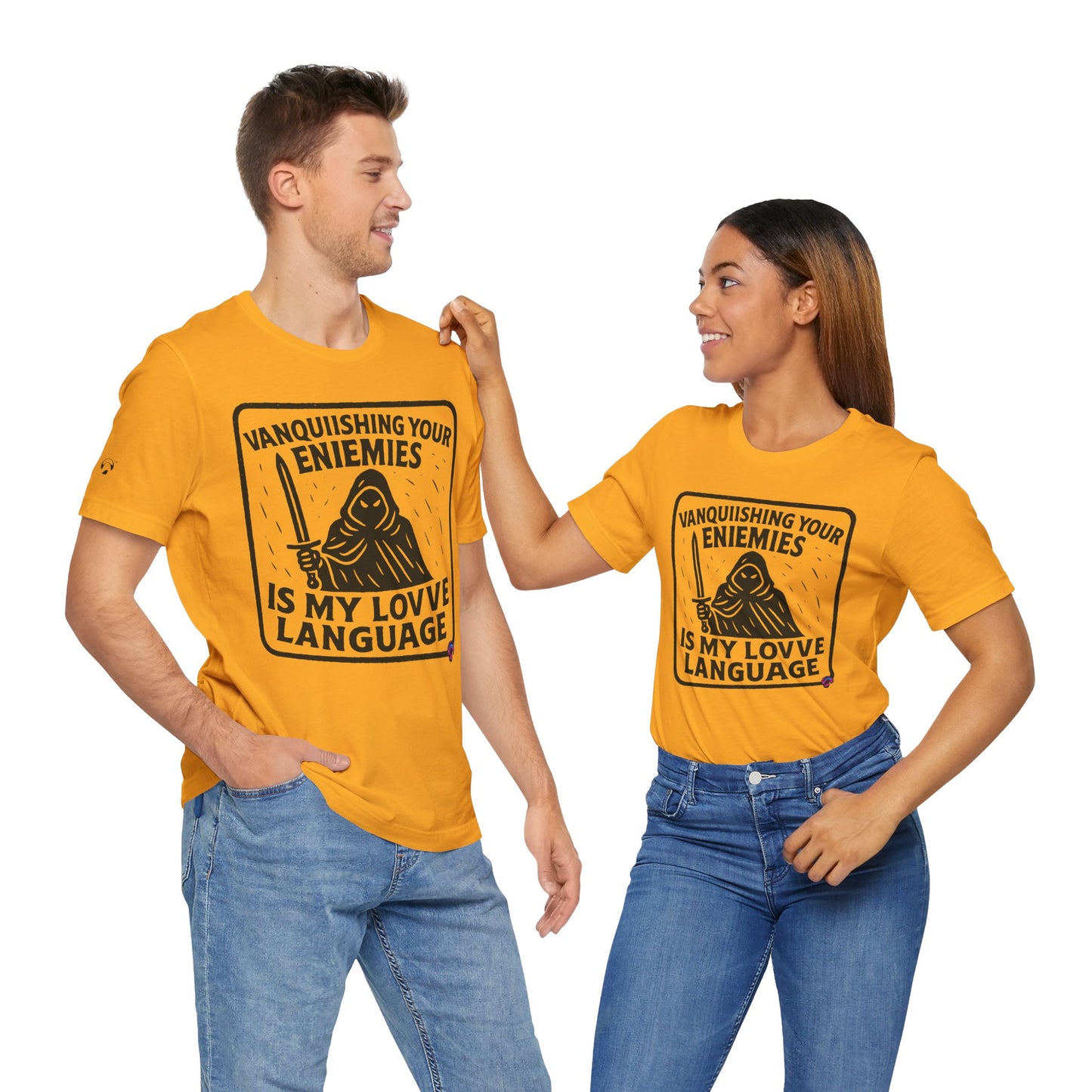 Vanquishing Tee – Love Language Edition by Organic Intelligence™ Unisex Tee, Casual Shirt, Cotton T-shirt