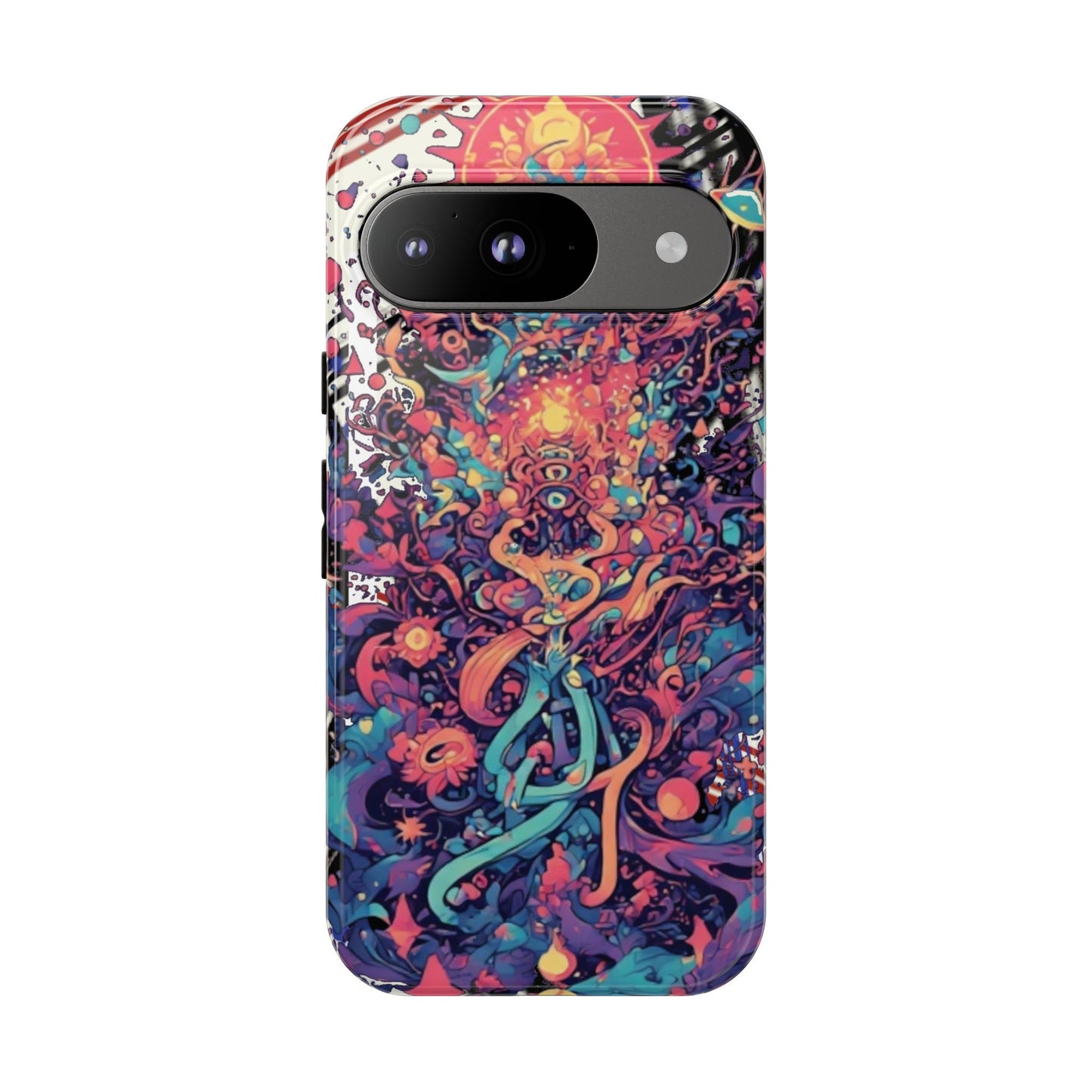 Colorful Phone Case, Unique Phone Cover, Tough Cases, Artistic Smartphone Protector, Gifts for Her