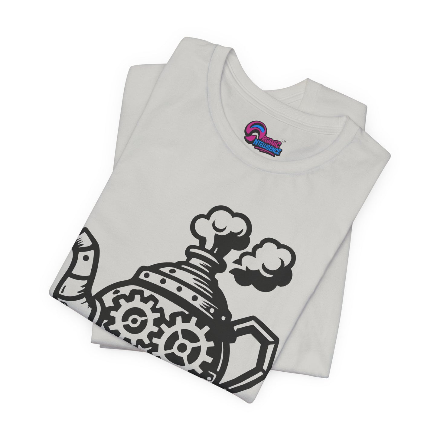 'Full Steam Teapot' by Organic Intelligence™ Unisex Tee, Casual Shirt, Cotton T-shirt