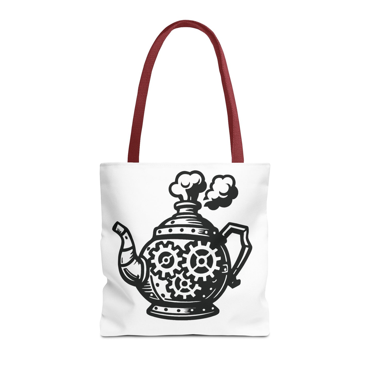 "Tea is On" Motivational Tote Bag, Gym Carryall, Workout Bag, Reusable Shopping Tote, Eco-Friendly Reusable Bag, Challenge Every System Bag