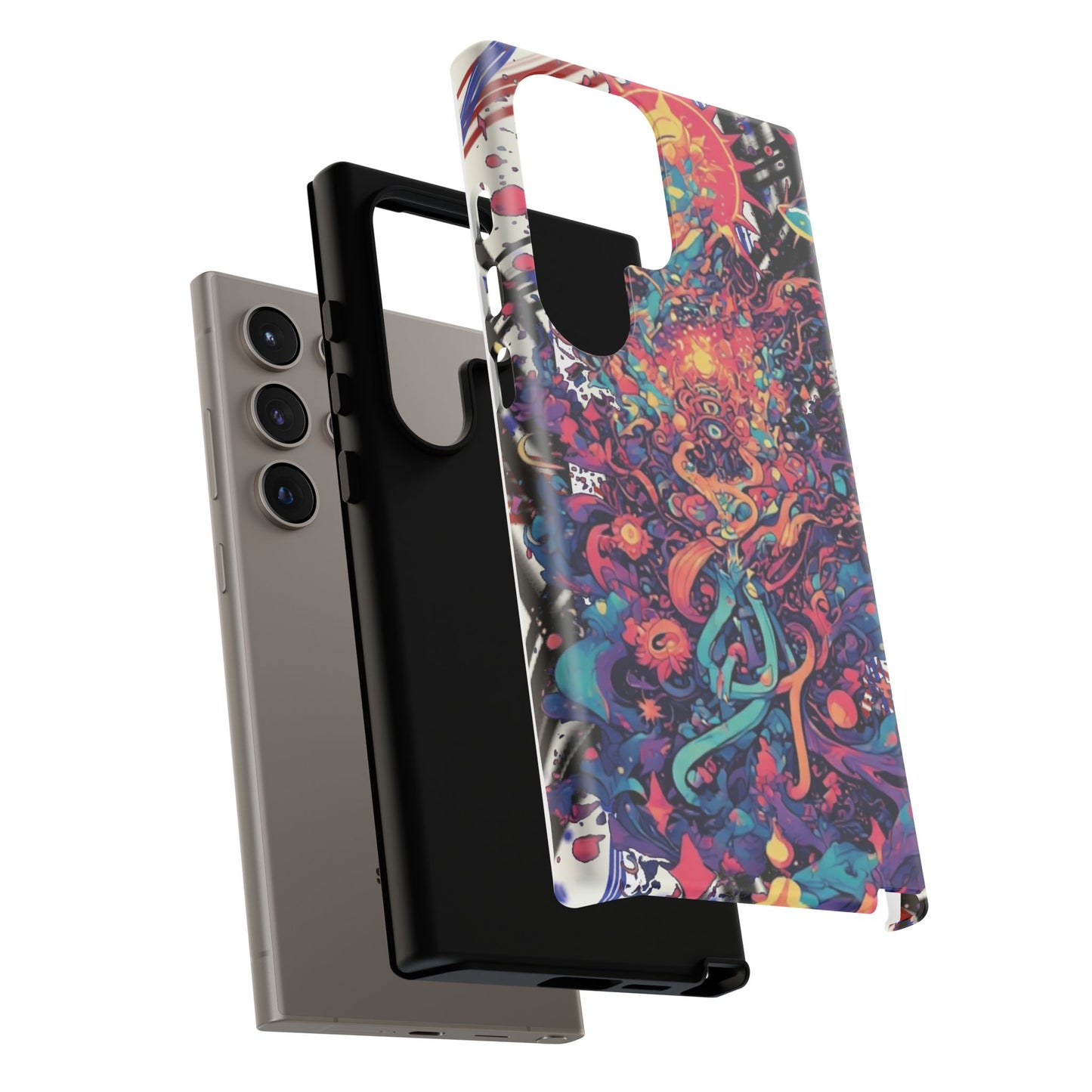 Colorful Phone Case, Unique Phone Cover, Tough Cases, Artistic Smartphone Protector, Gifts for Her