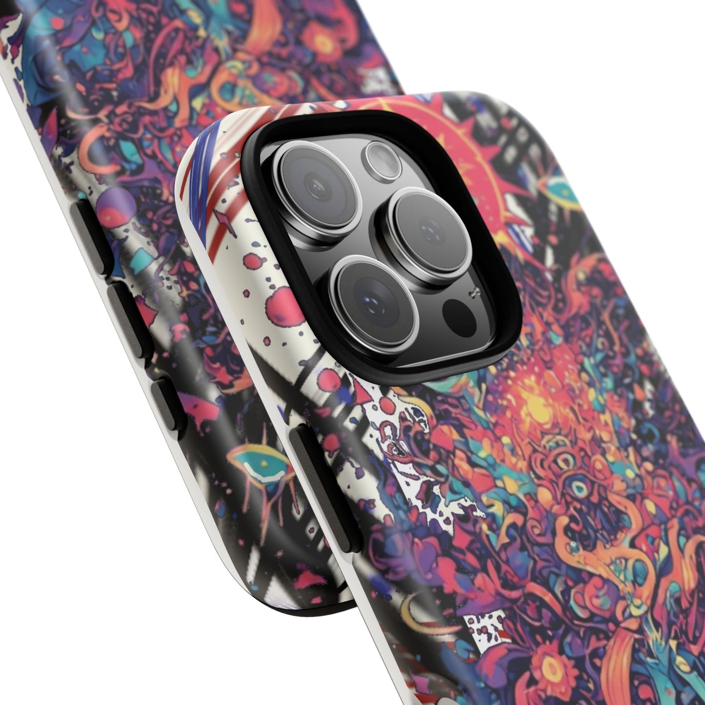 Colorful Phone Case, Unique Phone Cover, Tough Cases, Artistic Smartphone Protector, Gifts for Her