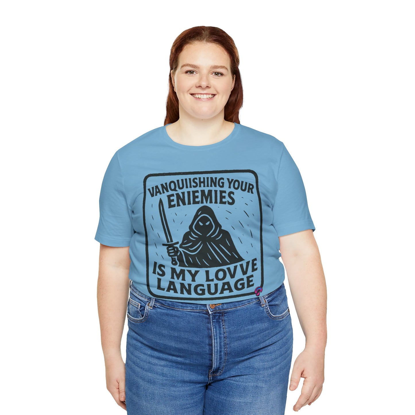 Vanquishing Tee – Love Language Edition by Organic Intelligence™ Unisex Tee, Casual Shirt, Cotton T-shirt
