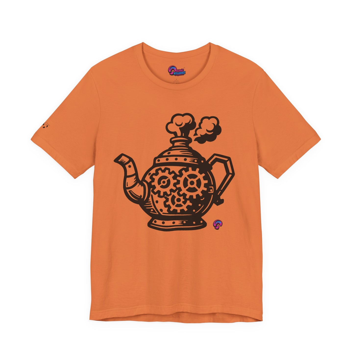 'Full Steam Teapot' by Organic Intelligence™ Unisex Tee, Casual Shirt, Cotton T-shirt