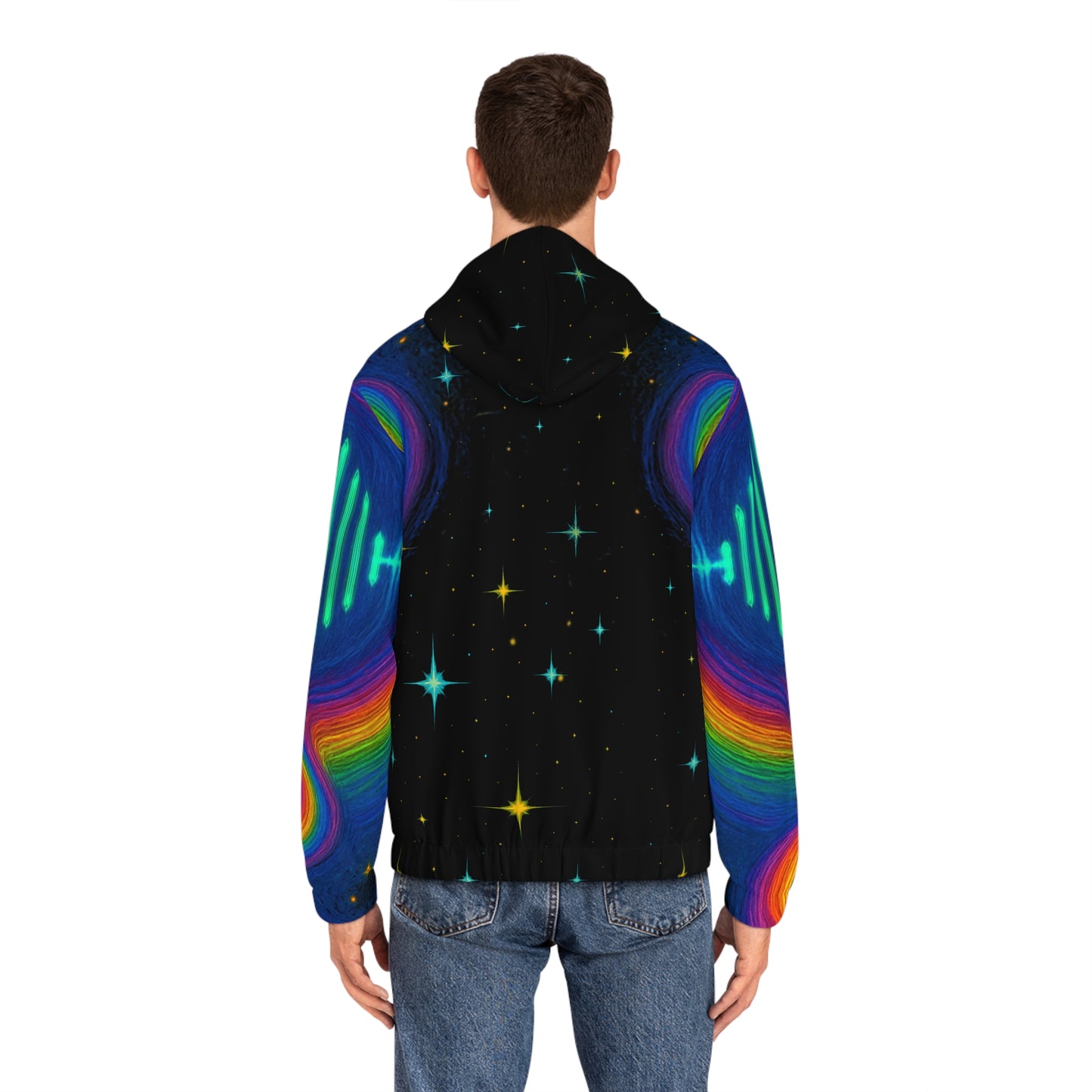 Full-Zip Hoodie Cosmic Journey Friendship Design