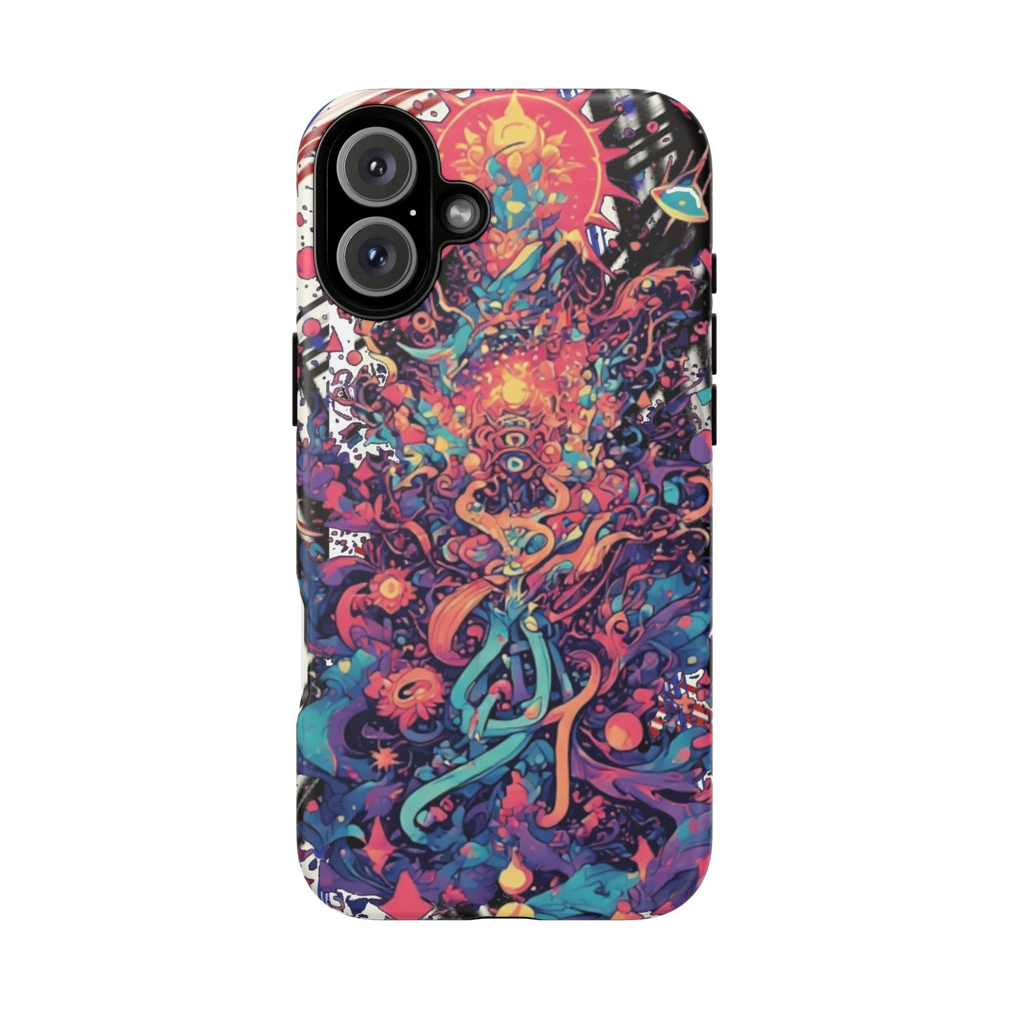 Colorful Phone Case, Unique Phone Cover, Tough Cases, Artistic Smartphone Protector, Gifts for Her