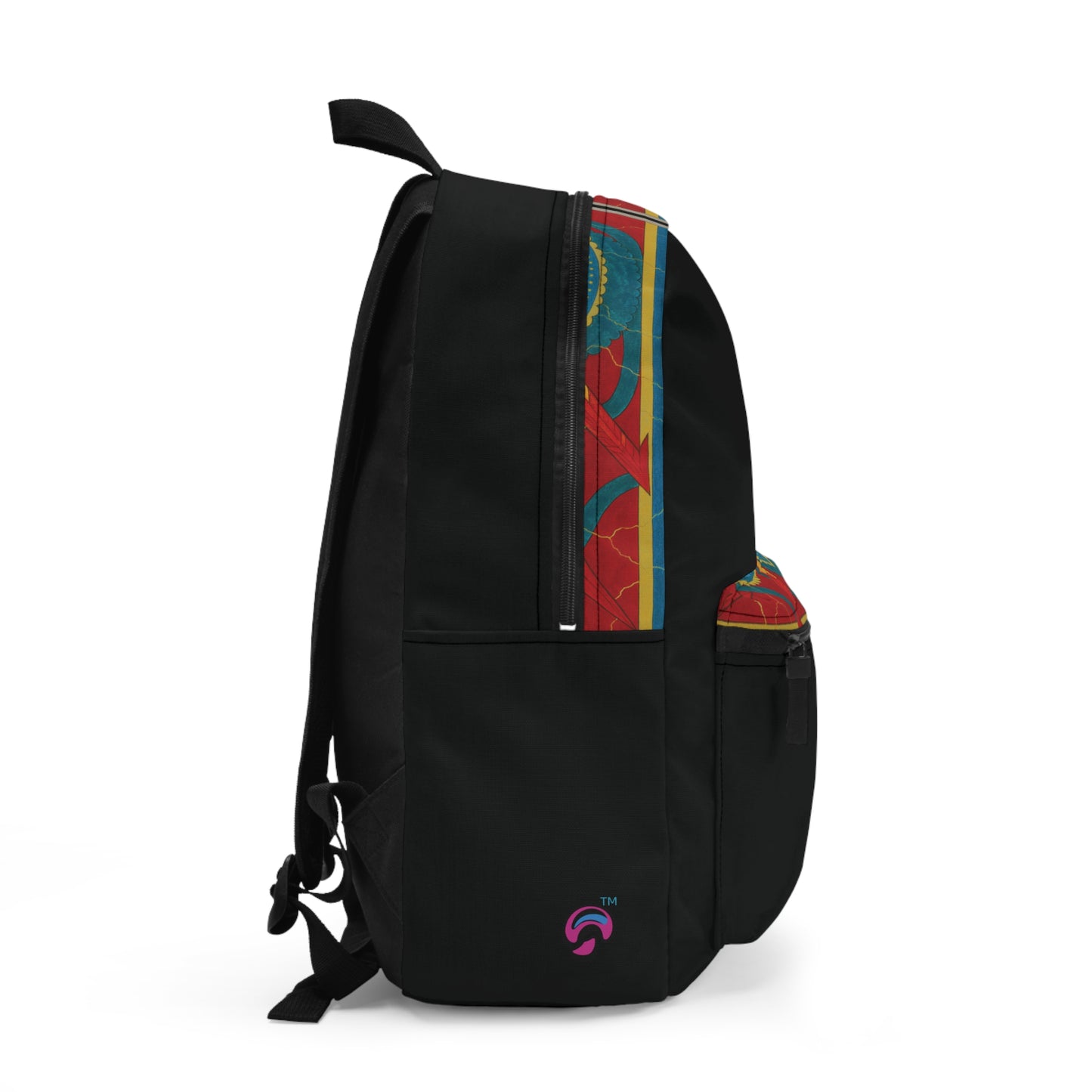 Emblem Tradition Backpack – by Organic Intelligence Vibrant Graphic Backpack for School and Travel, Stylish Book Bag, Trendy Daypack, Lightweight Carryall, Perfect Gift for Students