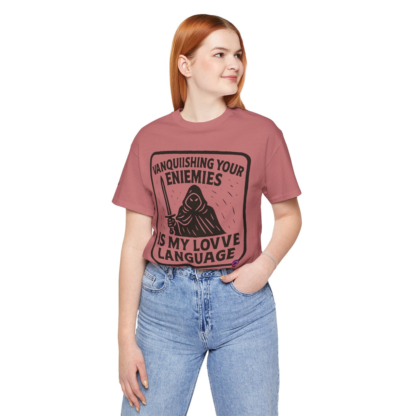 Vanquishing Tee – Love Language Edition by Organic Intelligence™ Unisex Tee, Casual Shirt, Cotton T-shirt