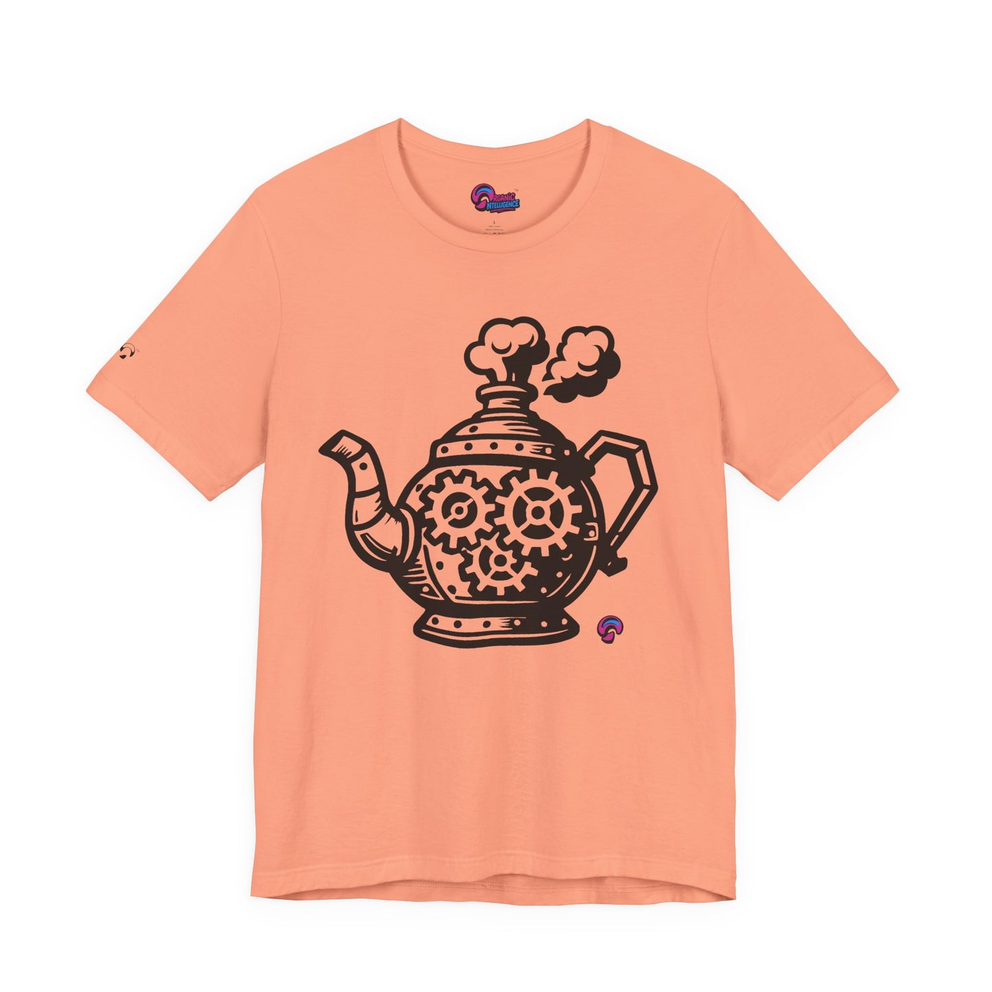 'Full Steam Teapot' by Organic Intelligence™ Unisex Tee, Casual Shirt, Cotton T-shirt