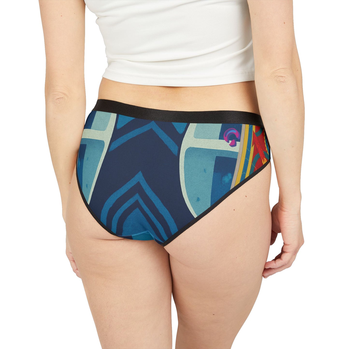 Women's Underwear - Protection and Perspective Panties with Body Inspired Shapework