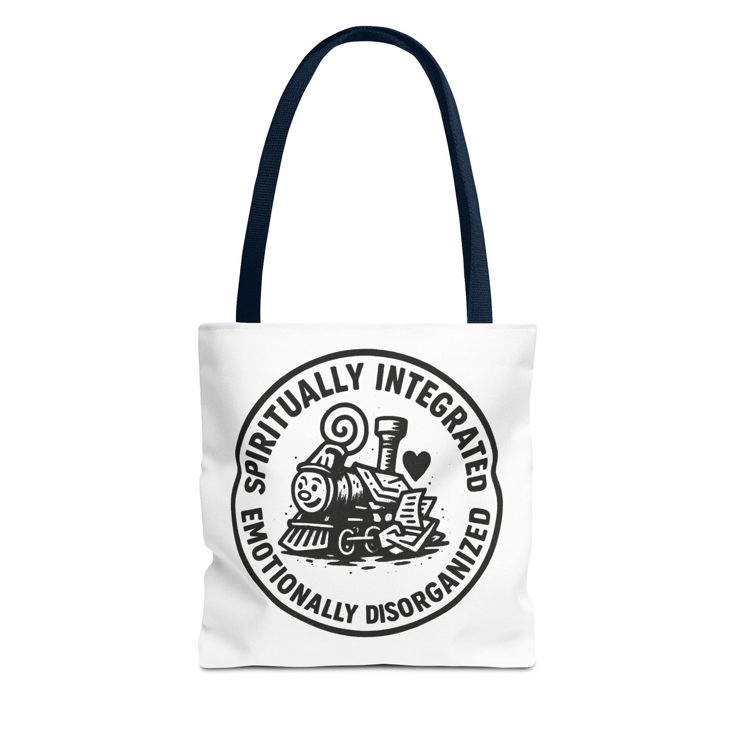 Emotionally Disorganized" Motivational Tote Bag, Gym Carryall, Workout Bag, Reusable Shopping Tote, Eco-Friendly Reusable Bag, Challenge Every System Bag
