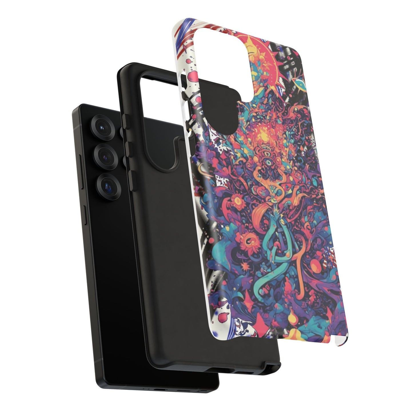 Colorful Phone Case, Unique Phone Cover, Tough Cases, Artistic Smartphone Protector, Gifts for Her
