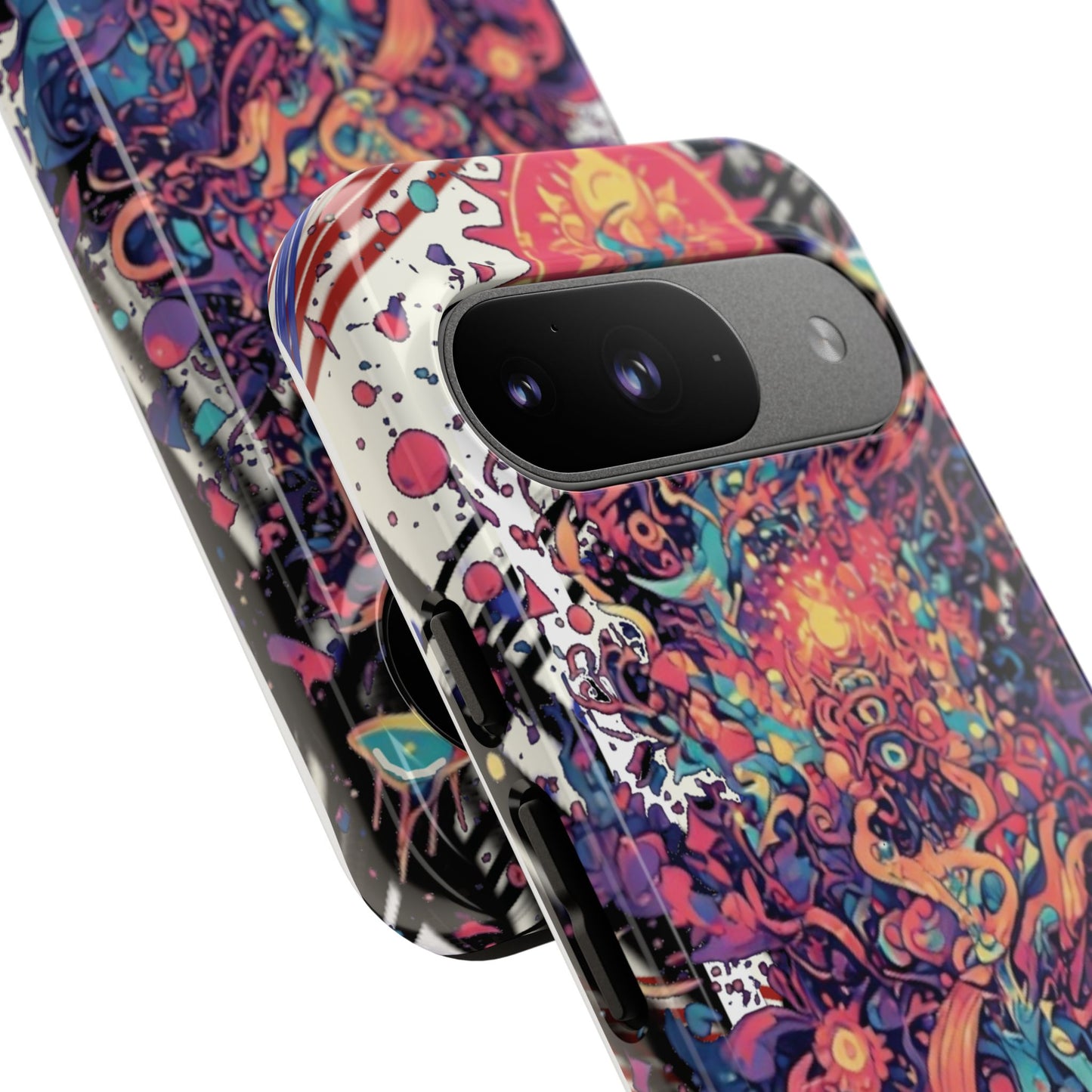 Colorful Phone Case, Unique Phone Cover, Tough Cases, Artistic Smartphone Protector, Gifts for Her