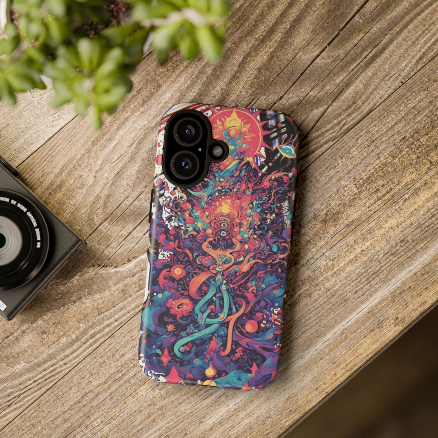 Colorful Phone Case, Unique Phone Cover, Tough Cases, Artistic Smartphone Protector, Gifts for Her