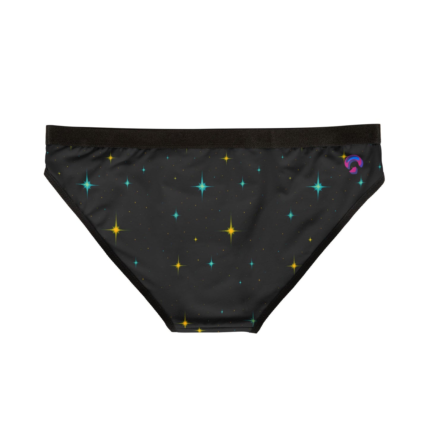 Galactic Rainbow Women's Underwear | Cosmic Star Print Panties, Space-Themed Lingerie, Everyday Comfort, Gift for Her, Unique Underwear