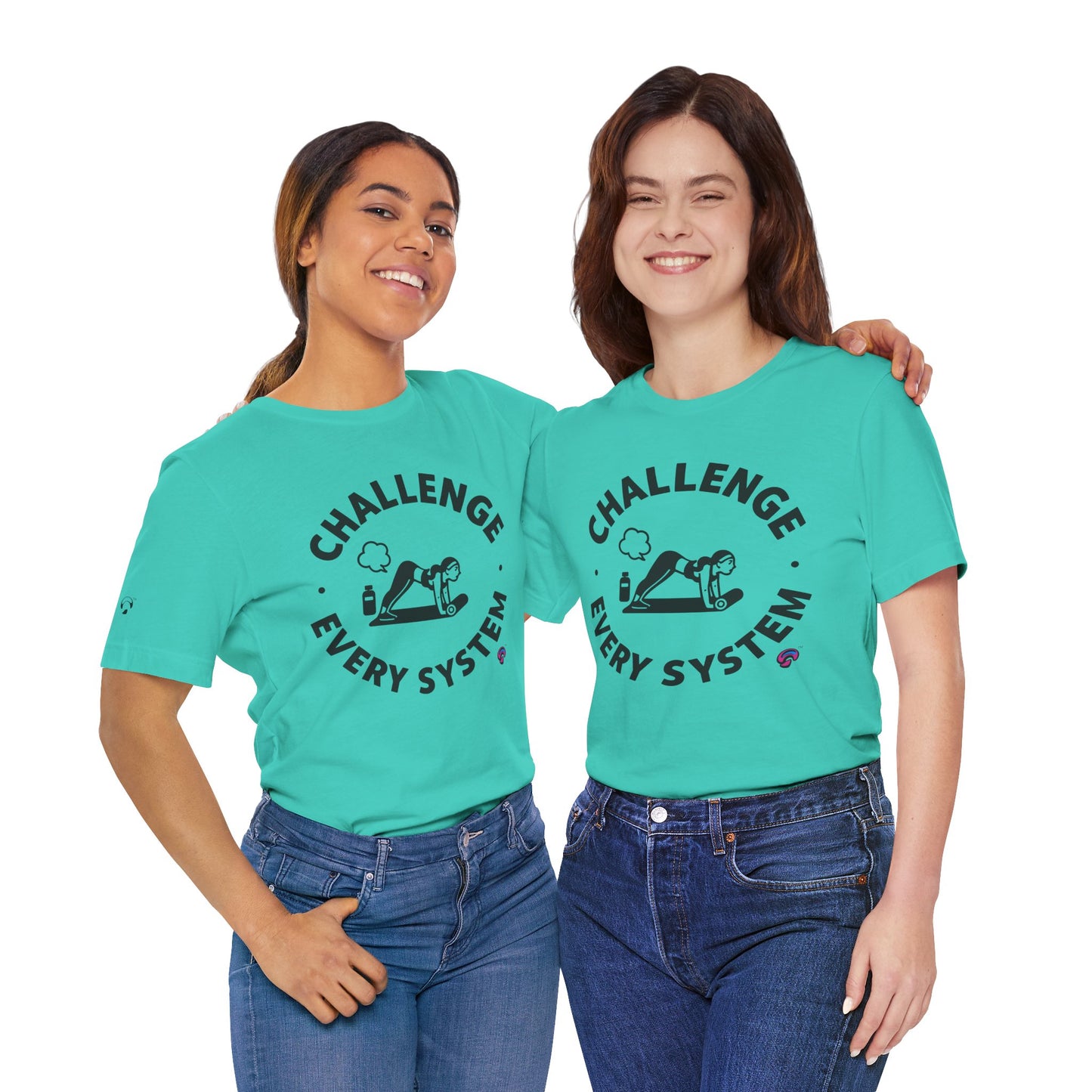 'Challenge Every System' by Organic Intelligence™ Unisex Tee, Casual Shirt, Cotton T-shirt
