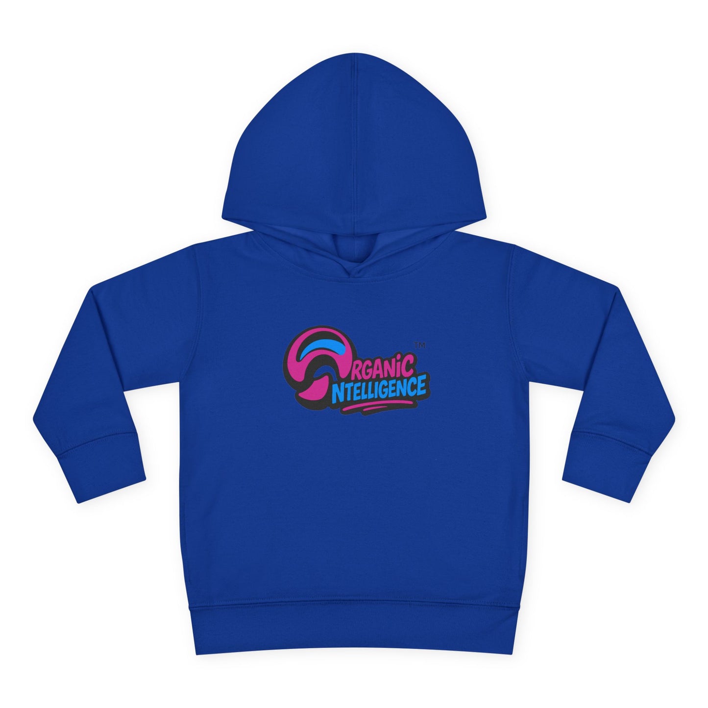 Organic Intelligence Toddler Fleece Hoodie, Cute Kids Pullover, Childrens Wear, Gift for Toddlers, Cozy Hoodie for Playtime