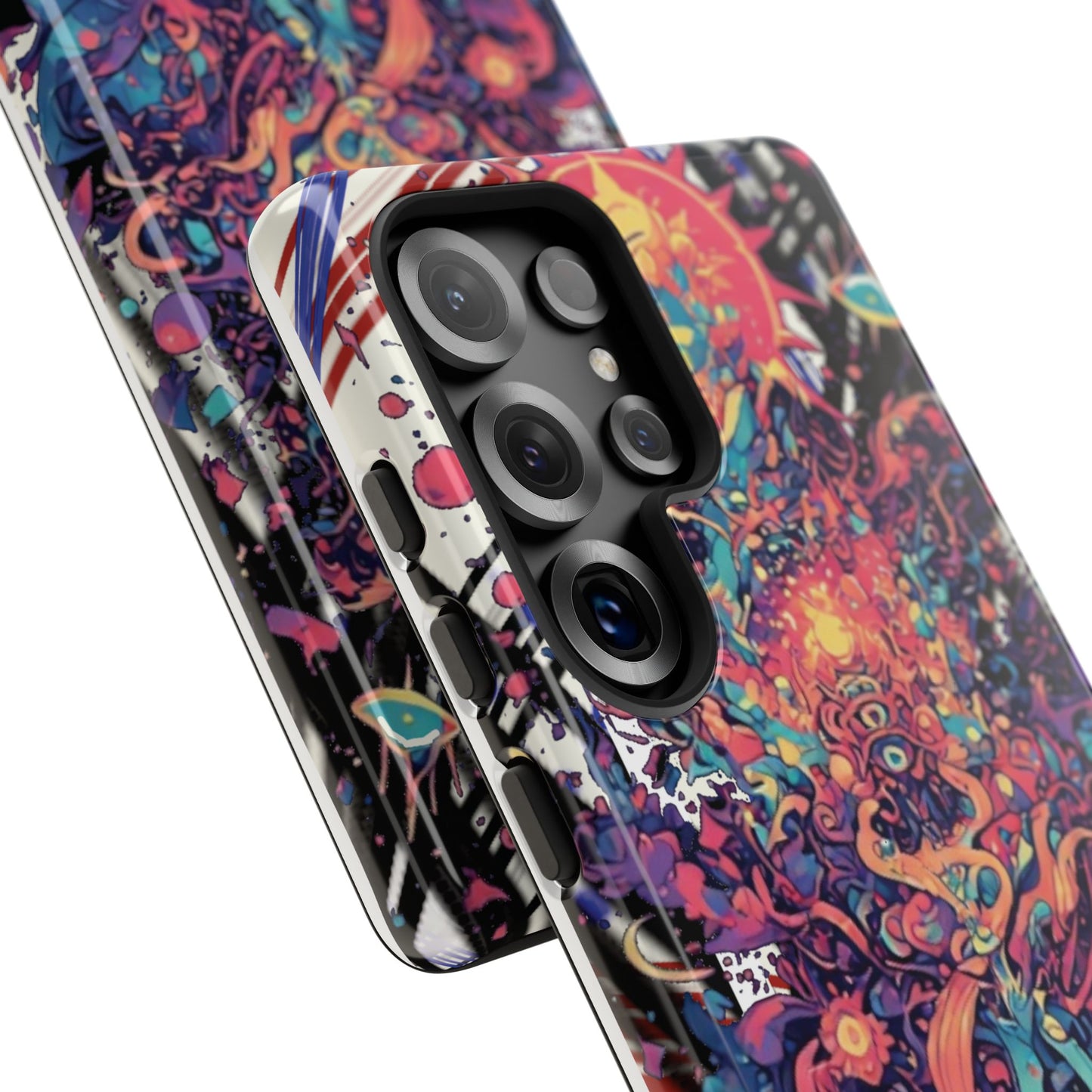 Colorful Phone Case, Unique Phone Cover, Tough Cases, Artistic Smartphone Protector, Gifts for Her