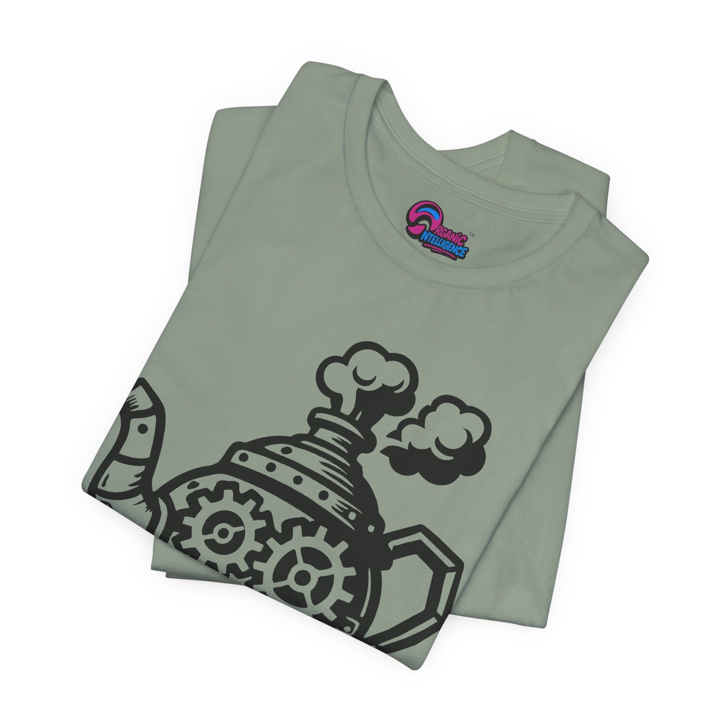 'Full Steam Teapot' by Organic Intelligence™ Unisex Tee, Casual Shirt, Cotton T-shirt