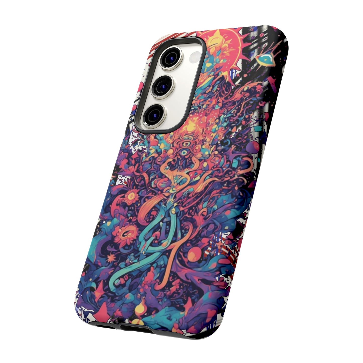 Colorful Phone Case, Unique Phone Cover, Tough Cases, Artistic Smartphone Protector, Gifts for Her